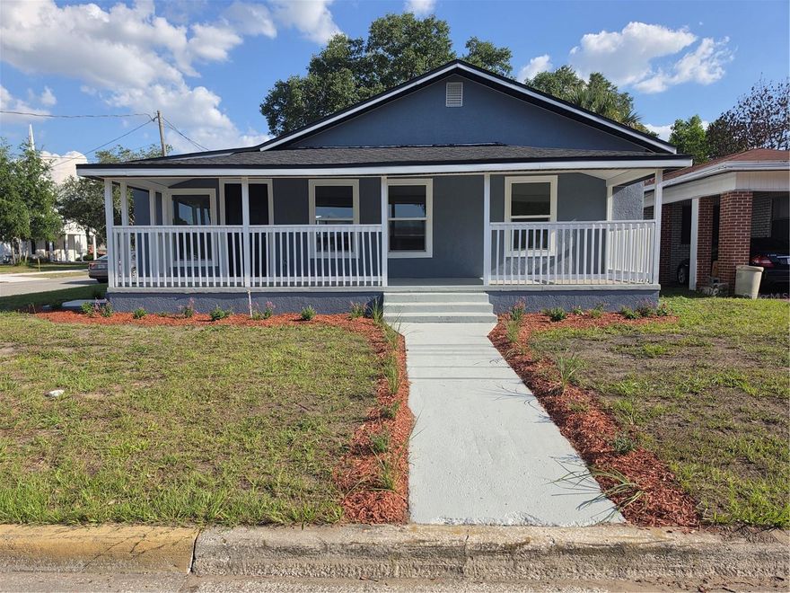 One or more photo(s) has been virtually staged. Welcome to this beautiful home located in the North Historic District of Lake Wales. Situated on an oversized corner lot, this move-in ready property blends timeless charm with modern comfort. Featuring a new roof installed in January 2026, new appliances, premium laminate flooring, recessed lighting, and abundant natural light throughout. This home offers both style and functionality.

The open-concept layout is perfect for entertaining, centered around a large granite kitchen island with modern finishes and ample storage. The inviting oversized front porch creates the perfect place to enjoy sunsets, morning coffee, or relax with a good book.

The primary suite offers a bright walk-in closet with plenty of lighting and a private en-suite bathroom featuring double sinks and a tiled walk-in shower. Additional bedrooms provide flexibility for guests, family, or office space, while the oversized lot offers endless possibilities for outdoor living and future improvements.

Conveniently located near shopping, dining, and major highways for easy commuting, this home is also just a short drive to Downtown, the iconic Bok Tower Gardens, and approximately 89 miles from Florida’s beautiful coastlines. It's time to schedule your showing!
