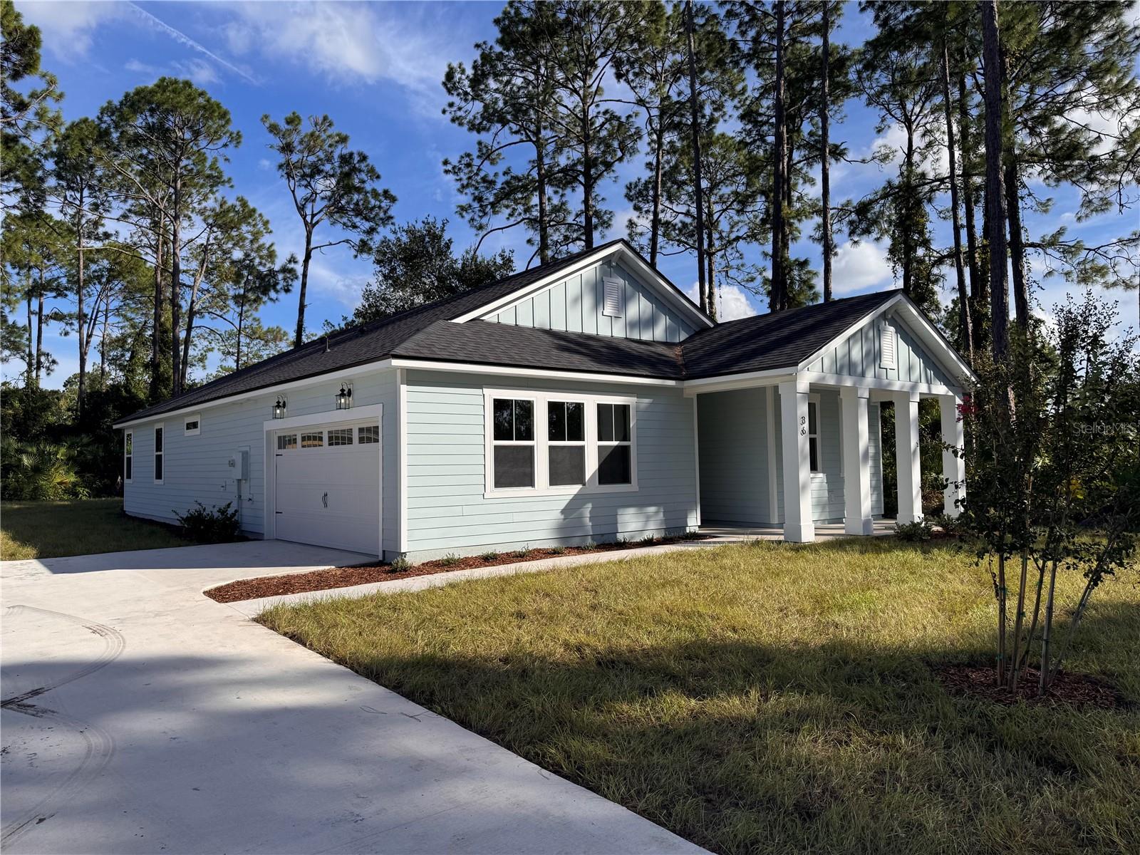 Hunter Quinn Homes' Kershaw plan maximizes 1,890 square feet of space in a single story home. A welcoming family room is the central hub and features an eat in breakfast, over sized kitchen island and ample windows that invite an abundance of natural light into the space. Two bedrooms are situated at the front of the home (opposite to the master suite located at the rear) Simple single story living is here and welcomes you with open arms. This new home is located close to shopping, Dining and just minutes to the beach and I-95.