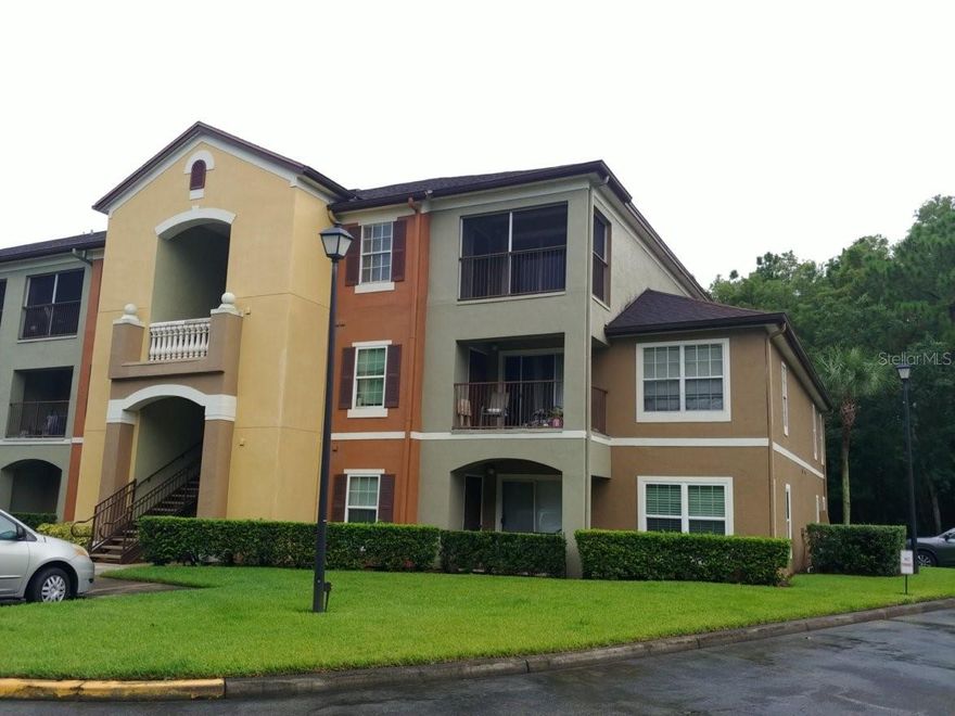 Charming Top-Floor Condo unit is For Sale at the Crest at Waterford Lakes.  This rarely available 1/1 Condo is 732 Sq Ft and virtually maintenance free.  No upstairs neighbors.  Low monthly COA fee and lots of community amenities makes the Crest at Waterford Lakes of the most desired locations in East Orlando.  The Condo has a large master bedroom with a walk in closet and an open kitchen/family/dining room area which attaches to a screened in balcony with tree top views into a conservation area. The laundry room is located in the condo and attached to the kitchen. All appliances are included.  The AC is only 8 years old.  The Crest at Waterford Lakes has resort-style amenities including a community pool, hot tub, BBQ area, fitness center and playgrounds.  The location is ideal. You are within minutes of the area's top restaurants, grocery stores, shops, gyms and professional services. You have quick access to Alafaya Trail, 408, SR 50 and 417. This unit won't last long.  Schedule your showing today!