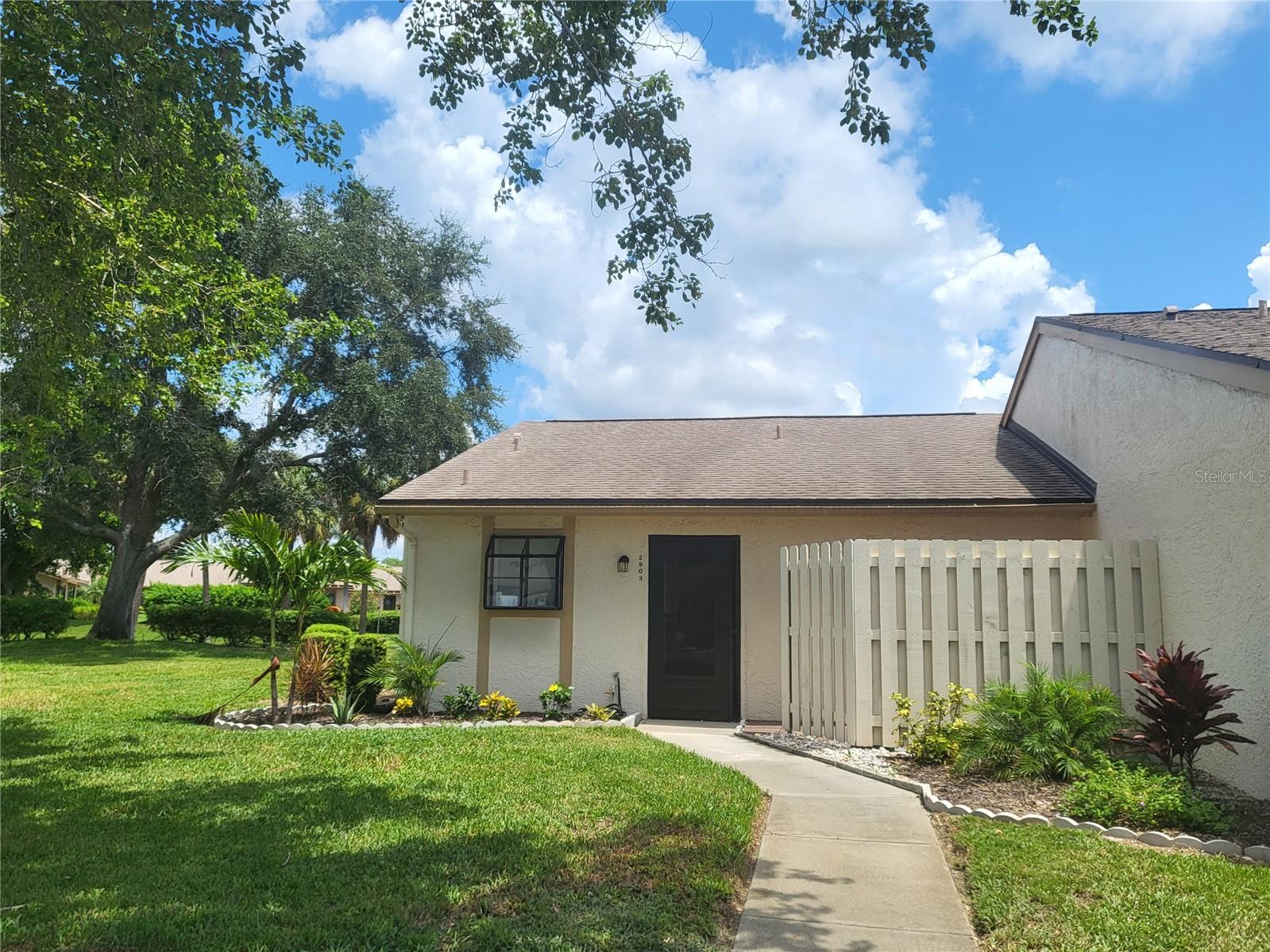 Adorable West Bradenton 1 bedroom/1 bath ground floor end unit in Morningside. This bright airy villa features upgraded modern kitchen and bathroom, vaulted ceilings with skylights, large, enclosed glasses Lania off living room, queen bed and additional trendle bed, washer/dryer and 2 flat screen TV's. Conveniently located close to shopping, restaurants, multiple parks and trails, and world-famous Anna Maria Island beaches. 3 month minimum. High season rates December through April $3500.00+taxes and cleaning fee off season rates $2500.00 +taxes and cleaning fee. Owner will consider annual rental. Rent prices include utilities