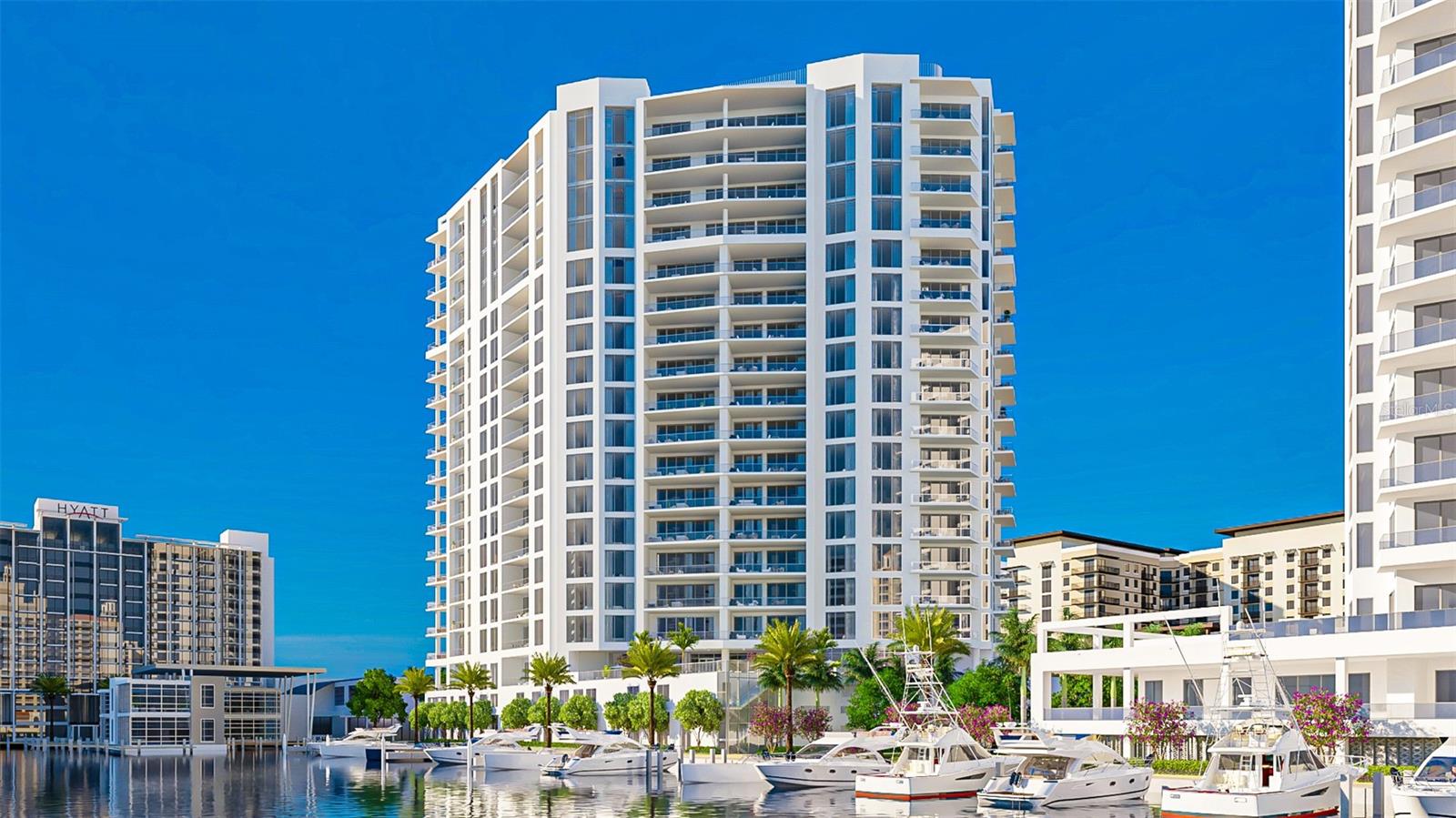 One or more photo(s) has been virtually staged. PreConstruction. One or more photo(s) has been virtually staged. Pre-Construction. To be built. Now taking reservations! Brought to you by Kolter Urban and designed by award-winning SB Architects, this iconic, new, 20-story Ritz-Carlton Residence, Sarasota Bay, residential tower enjoys a prime waterfront location in the heart of Sarasota’s walkable downtown cultural district, Quay Sarasota. 78 ultra-luxury residential condominiums with dramatic exterior glass walls provide abundant natural lighting throughout the building along with spacious terraces that showcase sweeping views of Sarasota Bay, Yacht Harbor, downtown Sarasota cityscape and the Gulf of Mexico. Each residence has exclusive private elevator entry access. This four-bedroom, four-and-a-half-bath, den and family room residence has a flow-through floor plan of 5,811 square feet with 13-foot ceilings and 12-foot sliding glass doors and windows throughout. Expansive exterior terraces with glass railings and a built-in outdoor grill provide inviting year-round outdoor living areas. Your chef-inspired kitchen includes premium 10-foot-high European kitchen cabinetry and under-cabinet LED lighting. 3-cm quartz countertop choices with full-height backsplashes and a premium appliance package. The owner’s suite includes dual walk-in closets and luxurious spa-like retreats. Some of the amenities include social clubrooms with multiple seating areas as well as indoor and outdoor bars that service the pool deck for entertaining or for a relaxing day by the resort-style pool, a state-of-the-art waterfront fitness center, a spacious movement studio and a private training room followed by hot and cold plunge pools, steam rooms and private treatment rooms, and a sports lounge that includes a golf simulator. There is even more in the robust amenities package. Call or email for an appointment to learn more about this Ritz-Carlton-managed property. Room Feature: Linen Closet In Bath (Primary Bedroom).