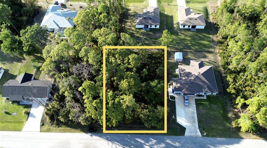 Discover this beautiful North Port lot nestled amid Florida’s natural landscape. Conveniently located near Myakkahatchee Creek Environmental Park, Wellen Park, Boca Grande and the Gulf beaches, with easy access to I-75 and the many shopping centers, restaurants and recreational amenities the surrounding area offers.
Whether you’re seeking a great investment opportunity in a fast-growing community or the perfect place to build your family’s forever home, this lot offers outstanding potential in the heart of natural Florida.