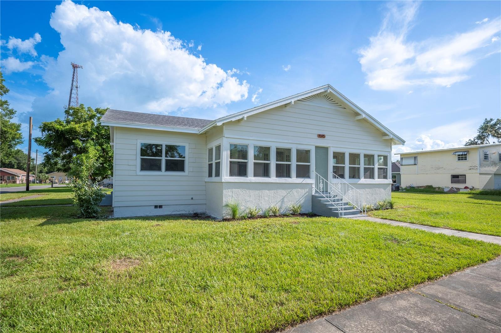 Completely renovated and full of character, this 4-bedroom, 3-bathroom home offers thoughtful design, modern updates, and unexpected charm—all situated on a spacious corner lot in the heart of Bartow. Step into a show-stopping kitchen featuring bold green cabinetry, gold hardware, stone countertops, and stainless steel appliances. The flexible floor plan includes TWO primary suites, ideal for multi-generational living or guest privacy. Enjoy updated bathrooms, new flooring, and fresh paint inside and out. Plus, this home offers peace of mind with a pre-listing inspection and clean 4-point report! If you’re ready to call this beauty home, schedule a showing now! Roof- Approximately 2023; HVAC- 2018, recently serviced; Electrical Panel- 2024; Plumbing- Completely re-piped with PVC, date unknown; Water Heater- 2025
