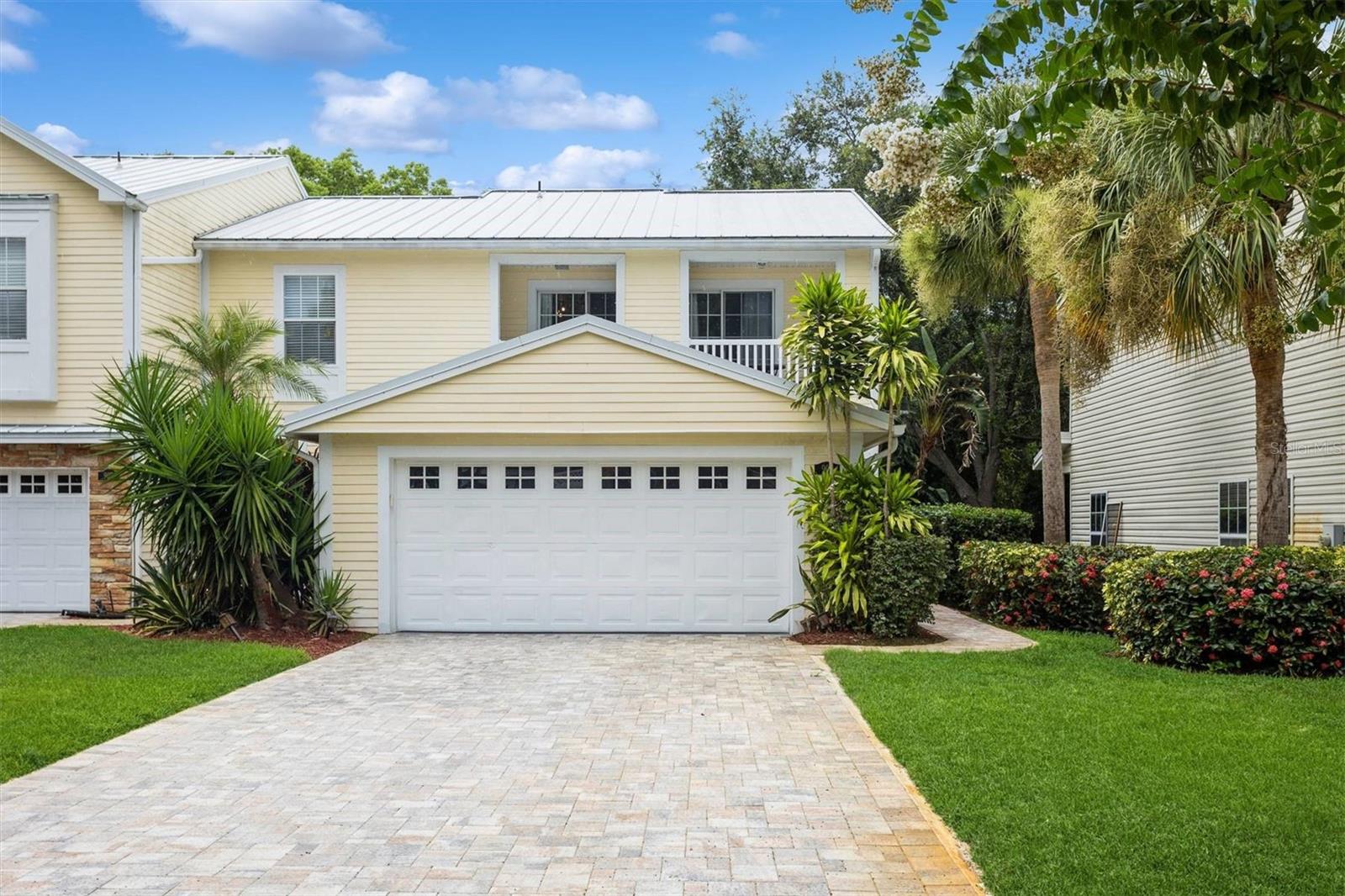 Welcome to your dream home in the highly sought-after Village of Safety Harbor! This spacious 4-bedroom, 2.5-bathroom townhouse offers comfortable living in a prime Pinellas County location, with the added peace of mind of no flooding concerns.
Built in 2003, this charming two-story residence is ideally situated on a generous 5100 sq ft lot at the end of a quiet, dead-end street, ensuring privacy and minimal traffic. Step inside to an inviting atmosphere featuring soaring cathedral and high ceilings that create an expansive feel. The heart of the home boasts a well-appointed kitchen with solid wood cabinets and built-in features, ready for your culinary adventures.
A true highlight is the master bedroom and bath conveniently located on the first floor, offering ease and accessibility. Thoughtful design includes convenient walk-in closets and ceiling fans throughout for year-round comfort. Stay cool with central A/C and warm with central electric heating, ensuring ideal temperatures in every season.
Outside, your private oasis awaits! The property offers mature landscaping, a fenced yard perfect for relaxation or entertaining, and a new floating deck where you can unwind after a long day. Sliding doors seamlessly connect the interior to your outdoor space, while exterior lighting adds ambiance and security. A dedicated storage area provides extra convenience.
Enjoy the tranquil charm of Safety Harbor, known for its quaint downtown, scenic waterfront, and vibrant community events. This townhouse offers the perfect blend of modern amenities and a serene setting, making it an ideal choice for families or those seeking a peaceful retreat in Pinellas County.
Don't miss the opportunity to make this Safety Harbor gem your own!