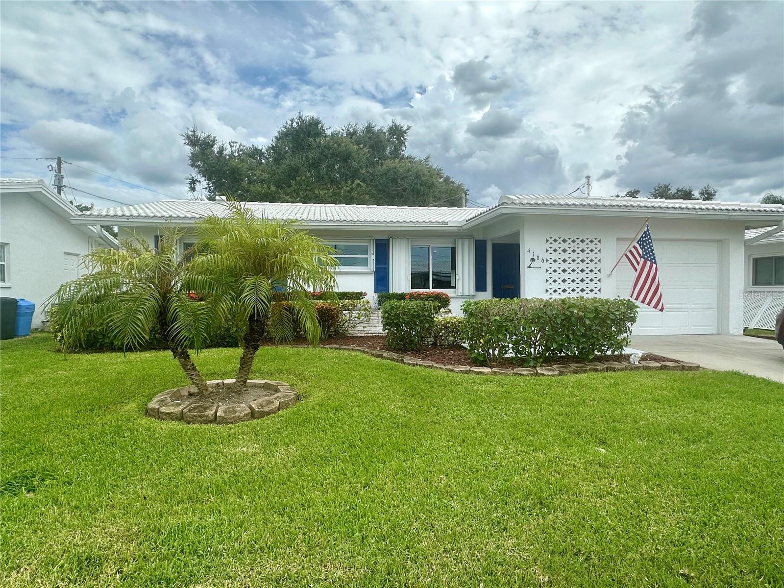 NEWLY REMODELED GEM in vibrant 55+ community! Step into style & comfort with this beautifully remodeled 2-bedroom, 2-bathroom home featuring a 1-car garage and thoughtful upgrades throughout. From the moment you step inside, you'll notice the rich dark waterproof luxury vinyl flooring that flows seamlessly into a bright, open layout adorned with gorgeous crown molding & stately baseboards--a perfect blend of elegance and warmth.
The kitchen is a dream come true, showcasing brand new white shaker cabinets, quartz countertops and a full suite of Samsung stainless steel appliances. Both bathrooms have been completely reimagined with all new fixtures, finishes, and tilework, delivering clean, comfortable spaces.
Enjoy peace of mind with updated plumbing, including a new hot water heater, as well as updated electrical systems, new ceiling fans, and all new interior lighting, ensuring modern functionality for years to come. All windows are equipped with hurricane/storm shutters offering extra peace of mind.
Located in a welcoming 55+ community brimming with amenities, you'll have access to a wide range of activities, events, and social clubs-perfect for making the most of every day.