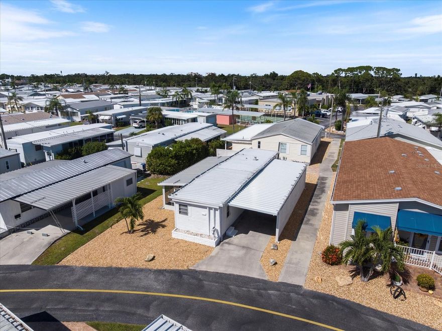 Want to live near Siesta Key without breaking the bank? Here is your opportunity, in one of the most desirable 55+
co-op communities, South Winds! And for only $195/month for HOA fees, you
get to enjoy maintenance free living in a friendly and active neighborhood with a heated pool, shuffleboard, bocce,
pickleball, horseshoes, a putting green, library and recreation hall and more! The home features newly screened
in lanai's on both sides, an attached storage shed and an oversized lot, one of the best in the entire community
with green space in the front, a garden area in the back, and just a short distance to all amenities. The bathroom is
also recently remodeled with granite counter, and a new walk in shower. AC was replaced in 2020, and the home
was re-piped in 2022. There is also a termite warranty and contract that conveys to the new owner! Here is your
opportunity to live just 5 minutes to Siesta Key and 10 minutes to downtown Sarasota. Gulf Gate is also just 5
minutes away for amazing local restaurants and entertainment.