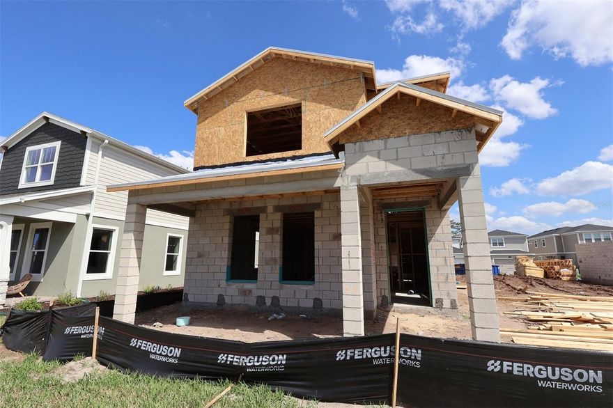 Under Construction. Discover this stunning new construction home at 1347 Lumpini Street in Saint Cloud. Built by M/I Homes, this thoughtfully designed 4-bedroom, 3-bathroom home offers 2,510 square feet of comfortable living space.
 
The well-planned floorplan features an open-concept living space that seamlessly connects the kitchen, dining, and family areas, creating an ideal environment for daily life and entertaining. The owner's bedroom is conveniently located on the upper level, providing privacy and tranquility.
 
Key Features:
- 4 spacious bedrooms
- 3 full bathrooms
- 2,510 square feet of living space
- An open-concept design
- A spacious loft
- A 2-car garage

Saint Cloud offers an excellent location with convenient access to parks and recreational opportunities. The neighborhood provides a peaceful setting while maintaining proximity to shopping, dining, and entertainment options. The area's thoughtful development and quality design standards create an attractive environment for homeowners.
 
This home represents an opportunity to move into a brand-new space with contemporary design elements and reliable construction. The floorplan maximizes functionality while maintaining an inviting atmosphere throughout the living spaces.
 
Experience the benefits of new construction living in this well-appointed home that combines comfort, quality, and thoughtful design in Saint Cloud's desirable neighborhood setting.