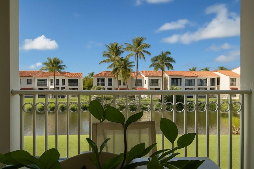 For rent in the heart of Palmas del Mar, this second-floor condominium in Mare Sereno offers over 1,500 square feet of comfortable, single-level living. The layout includes two spacious bedrooms and three full bathrooms, providing ample space for both relaxation and functionality.

Set against a backdrop of tranquil lake and fountain views, this home features two covered balconies perfect for outdoor dining or quiet mornings with nature. The open-concept living and dining areas flow seamlessly into a well-appointed kitchen, creating a bright and inviting space ideal for everyday living or entertaining guests.

Located close to the beach and community pool, this residence is positioned to take full advantage of Palmas del Mar’s resort lifestyle. Enjoy easy access to tennis courts, golf courses, restaurants, and miles of golf cart paths, all within a secure, gated environment.

Whether you are seeking a seasonal getaway or a longer-term stay, this condominium combines scenic views, walkable amenities, and the comfort of a well-designed home in one of Puerto Rico’s most sought-after coastal communities.