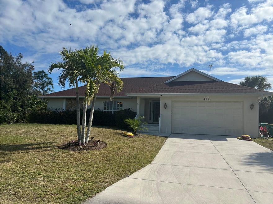 **ANNUAL** BEAUTIFUL 3/2 POOL HOME AVAILABLE NOW WITH TONS OF PRIVACY** Welcome home to this well maintained property on a quiet street centrally located in Port Charlotte. Close to schools, shopping and restaurants. Featuring NEW flooring in bedrooms, tile throughout, large lanai, primary walk-in closet, and washer/dryer!! Call for your showing appointment TODAY!