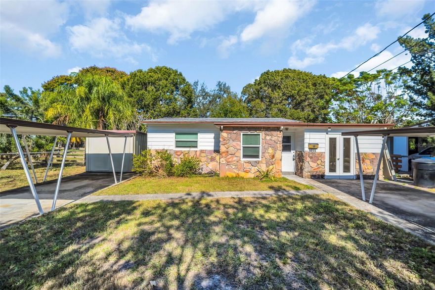 Welcome to this fully renovated 3-bedroom, 1-bathroom home in a peaceful St. Petersburg neighborhood. Major updates include a brand-new 2025 AC system, 2025 water heater, and 2025 hurricane impact-resistant, double-pane, thermal-insulated windows, along with a 2017 roof for long-lasting reliability. NO flood zone. Inside, you’ll love the luxury vinyl plank flooring and the fully renovated kitchen featuring all-new appliances, modern cabinetry, and fresh finishes.


Enjoy tranquil water views of the nearby pond, offering a relaxing backdrop. Outside, the home provides two storage sheds, two carports, and no HOA or CDD, giving you both flexibility and freedom. Located minutes from beaches, parks, shopping, and vibrant downtown St. Pete, this home is move-in ready with every major upgrade completed.