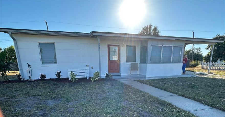 Updated 2-bedroom, 2-bath home featuring a dedicated dining room, an enclosed Florida room, and a spacious backyard perfect for outdoor enjoyment. This move-in-ready residence boasts a brand-new roof, fresh interior and exterior paint, and stylish new vinyl plank flooring throughout. Centrally located just minutes from schools, shopping, restaurants, and everyday conveniences.