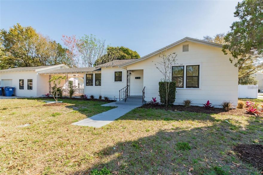 BEAUTIFULLY RENOVATED 2BR+1BA bungalow in coveted WOODLAWN / MAGNOLIA HEIGHTS neighborhood - easily walk or ride your bike to BEAUTIFUL CRESCENT LAKE. This home has been newly renovated including ALL NEW ENERGY-EFFICIENT WINDOWS, NEW AC, NEW ROOF, ALL NEW KITCHEN, NEW LAUNDRY including washer and dryer, NEW STAINLESS STEEL APPLIANCES, NEWLY REFINISHED hardwood floors, NEWLY PAINTED inside and out, ALL NEW BLINDS, and much more! This home has a large OPEN-CONCEPT living/kitchen/dining with tons of windows and natural light, and a large attached COVERED PATIO that opens to a FULLY FENCED YARD. There is also a new inside laundry with full size washer and dryer and additional storage space. The bathroom has a NEW VANITY with MARBLE counter-top and extra storage. BOTH BEDROOMS are large enough for a KING BED and LARGE CLOSETS. The BEAUTIFUL NEW OPEN-CONCEPT KITCHEN is in the middle of the home and has an ABUNDANCE of natural light, tons of cabinet space, ALL NEW STAINLESS STEEL APPLIANCES, and an EAT-IN BAR that connects to the living room. Enjoy all the MODERN CONVENIENCES of a FULLY RENOVATED newer home with all the CHARM OF A HISTORIC BUNGALOW! OWNER PAYS FOR WATER/SEWER/TRASH, WASHER+DRYER, LAWN MAINTENANCE, and PROFESSIONAL 24/7 PROPERTY MANAGEMENT! Don't miss this opportunity to live in the heart of 5-POINTS/WOODLAWN/MAGNOLIA-HEIGHTS in a beautiful modern bungalow with all the modern conveniences! APPLICATION INFO: There are NO APPLICATION FEES, NO ADDITIONAL PET FEES, NO ADDITIONAL PET RENT, and we generally only require a ONE-MONTH SECURITY DEPOSIT (last-month's rent is generally not required) - We want to find a GREAT TENANT and we treat our tenants like CUSTOMER'S!
Owner pays for water/sewer/trash, lawn maintenance and provides the washer/dryer. Tenant responsible for electric.