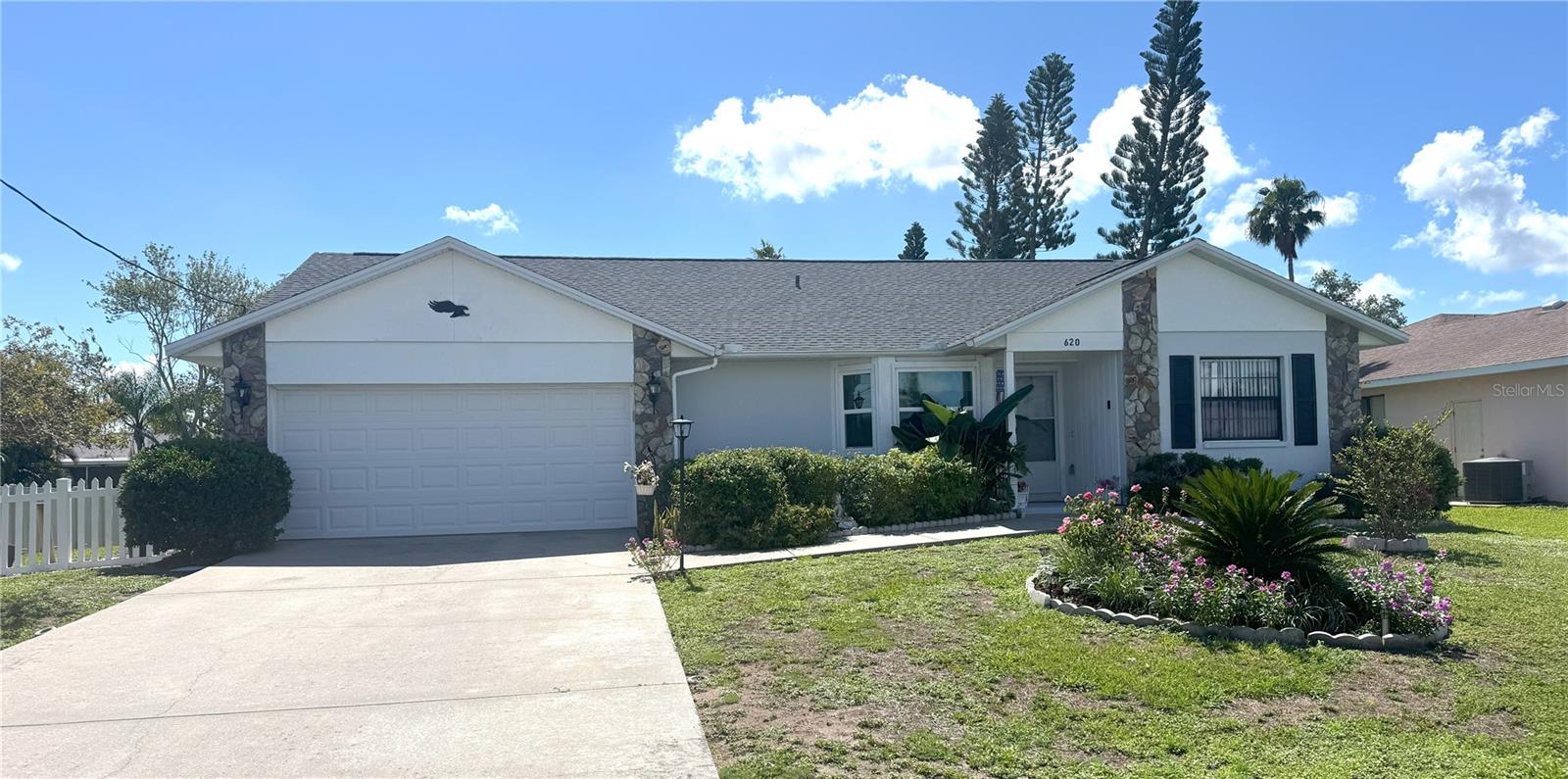 Tucked away in the peaceful heart of Ellenton, this charming home is waiting for its new owners. NO HOA's and NO CDD fees will give you the freedom to store your boat or toys on this 1/3 of an acre property. Its brand-NEW AC, NEW Panoramic pool screen, and 2024 ROOF will give you a great piece of mind. Camellia Ave is a lovely street that is quiet, only has local neighbor traffic, and a great area to take a walk or bike ride. During last year's storms, this home sat high and dry with no water intrusion at all. The backyard is the perfect spot to cool down in the pool on these hot summer days or just kick back and relax. It is also ideal for morning coffee, afternoon BBQs, or evenings under the stars. Whether you're gardening, relaxing, or hosting friends, this space is full of possibility. Located just minutes from shopping, dining, and Ellenton Premium Outlets, with quick access to I-75 for easy commutes, this home offers both tranquility and convenience. Schedule your tour today before it is too late.