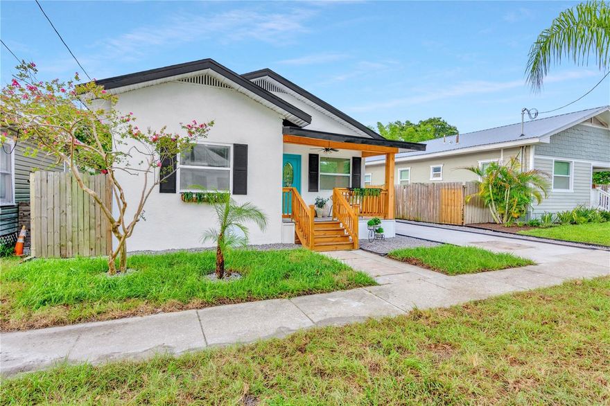Nested in the modern-bohemian Seminole Heights neighborhood, full of historic bungalows, eclectic shops, gourmet dining, and a unique bar scene, most of it on Florida Avenue which is a short walk from this 3 beds, 2 baths home in the heart of Tampa.

This beautiful home has been completely restored with a minimalistic look paying special attention to details, including Roof, A/C, and Water Heater replaced in 2022. An open concept makes the living room, dining room, and kitchen a space to eat, live, and laugh.

Features a master bedroom with a private bathroom, the fenced-in backyard is a small place to take a couple of drinks with friends and family while enjoying the beautiful and sunny Florida days.