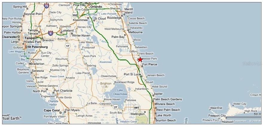 Fantastic shopping center site located in the heart of Ft. Pierce/Vero's new residential district. Adjacent to Lennar's new 700 single-family home community, SEAGROVE. Also bordered by Vero Vista's 400-unit multi-family unit zoned land.