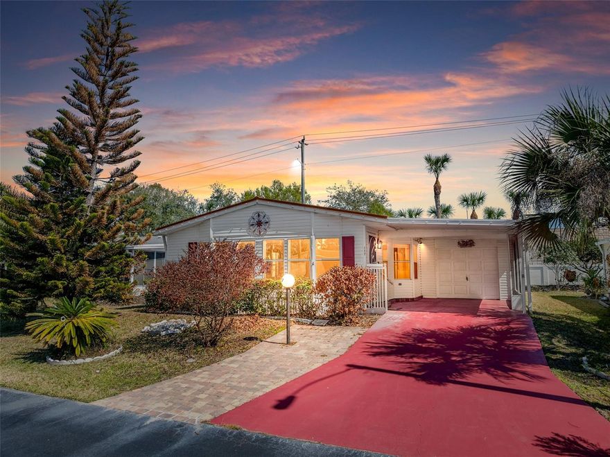 Welcome to easy Florida living in this desirable gated senior community where low HOA fees include cable, internet, lawn care, irrigation, and security, providing true maintenance-friendly living and peace of mind. Recently refreshed and move-in ready, this spacious 2-bedroom, 2-bath home offers 1,393 square feet of bright and inviting living space. A huge living room filled with an abundance of windows allows natural light to pour in, creating a warm and welcoming atmosphere. The open-concept layout flows seamlessly into the dining area and large kitchen, which offers ample space to add an island -- perfect for entertaining or everyday comfort. Enjoy both front and back patios ideal for morning coffee or relaxing evenings outdoors, along with plenty of parking for vehicles and recreational toys including a golf cart, kayak, and more. Important updates include a new roof installed in 2024, water heater replaced in 2018, and AC system installed in 2004. Life in Lost Lakes offers an

active and vibrant lifestyle centered around a beautifully appointed clubhouse featuring a dining room, fully equipped kitchen, library, fitness room, billiards, and card room. Just outside, residents enjoy a sparkling pool and spa along with tennis, pickleball, and shuffleboard courts. Community pride shines throughout thanks to residents and volunteers who help maintain the beauty and cleanliness of this welcoming neighborhood. As an added bonus, enjoy watching breathtaking rocket launches right from your own yard.

Low-maintenance living, land ownership, and resort-style amenities come together to create exceptional value -- schedule your private showing today because this one won't last!