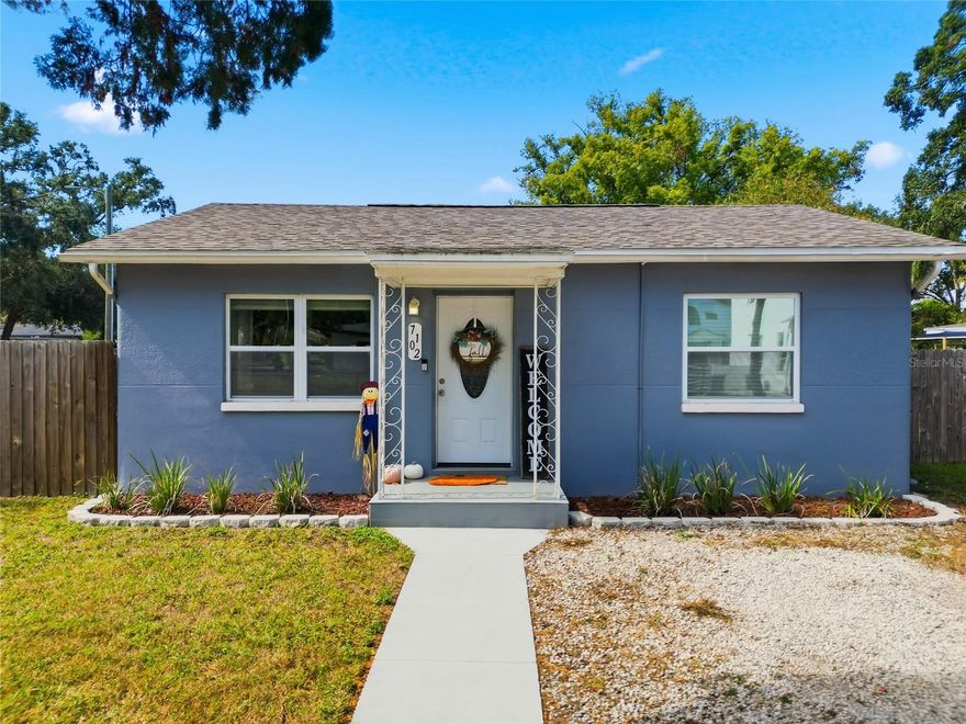 Welcome Home to Seminole Heights!
Step into this completely remodeled and cozy 3-bedroom home, set on an oversize corner lot that perfectly blends style, comfort, and functionality. The light and bright interior showcases a beautifully updated kitchen featuring granite countertops, stainless steel appliances, and stylish finishes that make it the heart of the home. The bathroom has also been tastefully updated with classy touches, offering a bright and clean look throughout.
Enjoy easy-care laminate flooring that flows seamlessly from room to room, complementing the home’s fresh and inviting feel. Major updates include a newer roof, A/C system, and water heater, providing peace of mind for years to come.The property offers wonderful outdoor living spaces with both a fenced front and backyard. The backyard is an entertainer’s dream, complete with a cozy fire pit, stock tank pool, and a covered area right off the back door, ideal for relaxing or gathering with friends and family.Located in the heart of Seminole Heights and just minutes from I-275, this home offers an easy commute while keeping you close to Tampa’s trendy shops, dining, and local attractions. With its move-in ready condition and stylish updates, this home is perfect for first-time buyers or anyone looking for a bright, comfortable space with great outdoor living.