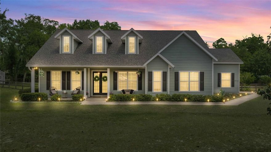 LUXURY, LOCATION, and ENERGY EFFICIENCY come together in this private slice of High Springs living — where comfort, modern upgrades, and natural beauty create the ideal North Florida lifestyle.

Nestled on a sprawling 1.8-acre corner lot in the desirable River Run Plantation, this captivating 3BR/2BA home with a sunroom and bonus room offers 2,529 square feet of thoughtfully designed living space. Surrounded by mature trees and open space, the setting provides both privacy and tranquility — with the added bonus of community river access just 1/10 of a mile away, all while being outside of a flood zone.

Inside, the home is filled with abundant natural light, soaring 10-foot ceilings, and elegant plantation shutters throughout. The fully renovated gourmet kitchen is a true centerpiece, featuring quartz waterfall countertops, a workstation sink, double ovens, and floor-to-ceiling soft-close cabinetry — perfect for both everyday living and entertaining.

Step outside to enjoy true indoor-outdoor living with a large patio overlooking a fenced backyard complete with a cozy fire pit and plenty of room to design your dream pool.

One of the standout features of this home is the state-of-the-art 16kW solar energy system that keeps electric costs exceptionally low — often eliminating the power bill entirely — offering long-term savings and energy independence without sacrificing comfort.

Additional major upgrades include a NEW ROOF (September 2023), 18 SEER AC with UV air scrubber (2020), and a whole-house RainSoft water treatment system plus reverse osmosis. 

Zoned for "A"-rated High Springs Community School and located just minutes from downtown High Springs, local springs, and an easy drive to Gainesville, this home offers the perfect balance of convenience, lifestyle, and efficiency.

If you’ve been looking for a move-in-ready home with modern upgrades, energy savings, and room to truly enjoy the outdoors — this one is a must-see. The property also includes a charming chicken coop, offering the opportunity to enjoy fresh eggs daily and embrace a relaxed, homestead-style lifestyle — all while still being just minutes from town.