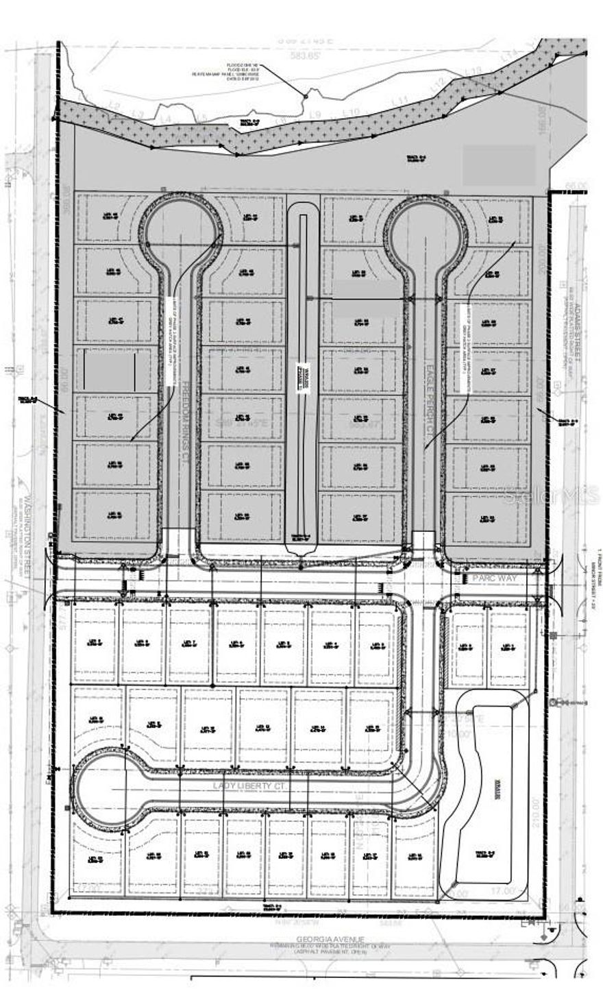 Be the exclusive builder for 51 lot Tula Preserve subdivision.  Be sold as 51 engineered shovel ready lots.  Final approval of construction plans is projected to be August 13, 2024.  Private sewer plant lines and town water lines are just across Adams Street and this site is approved for access to connect. Plans are in motion for the town to take over the sewer plant as a public plant in late 2025 early 2026.  All 51 lots come with $1,183/lot in prepaids to the town that can be redeemed by the builder when pulling each individual home permit.  Boundary survey and approved engineered construction plans to be provided by seller at closing for 51 lot Tula Preserve.  Gopher tortoises have already been removed and silt fence is in place.  This exceptional residential development tract will be ready to be developed into 51 lots on the day of closing. Seller financing would be considered for a full price offer with 25% down.