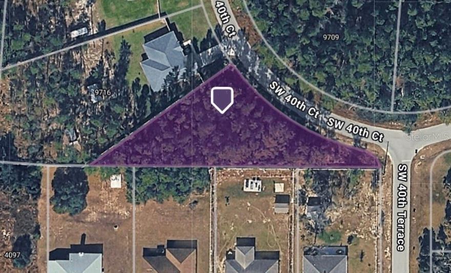 The property offers a buildable homesite suitable for a custom single-family residence, with space for a garage, driveway, and outdoor living area depending on final home design. This portion of SW Ocala provides a quieter, more residential setting while still maintaining access to major roadways, shopping centers, medical facilities, and schools. With continued residential development throughout Marion County, vacant land in this area presents an opportunity for both end users looking to build and investors seeking long-term appreciation. Buyers should confirm zoning, flood zone designation, well and septic requirements, and any utility availability directly with Marion County prior to construction planning.