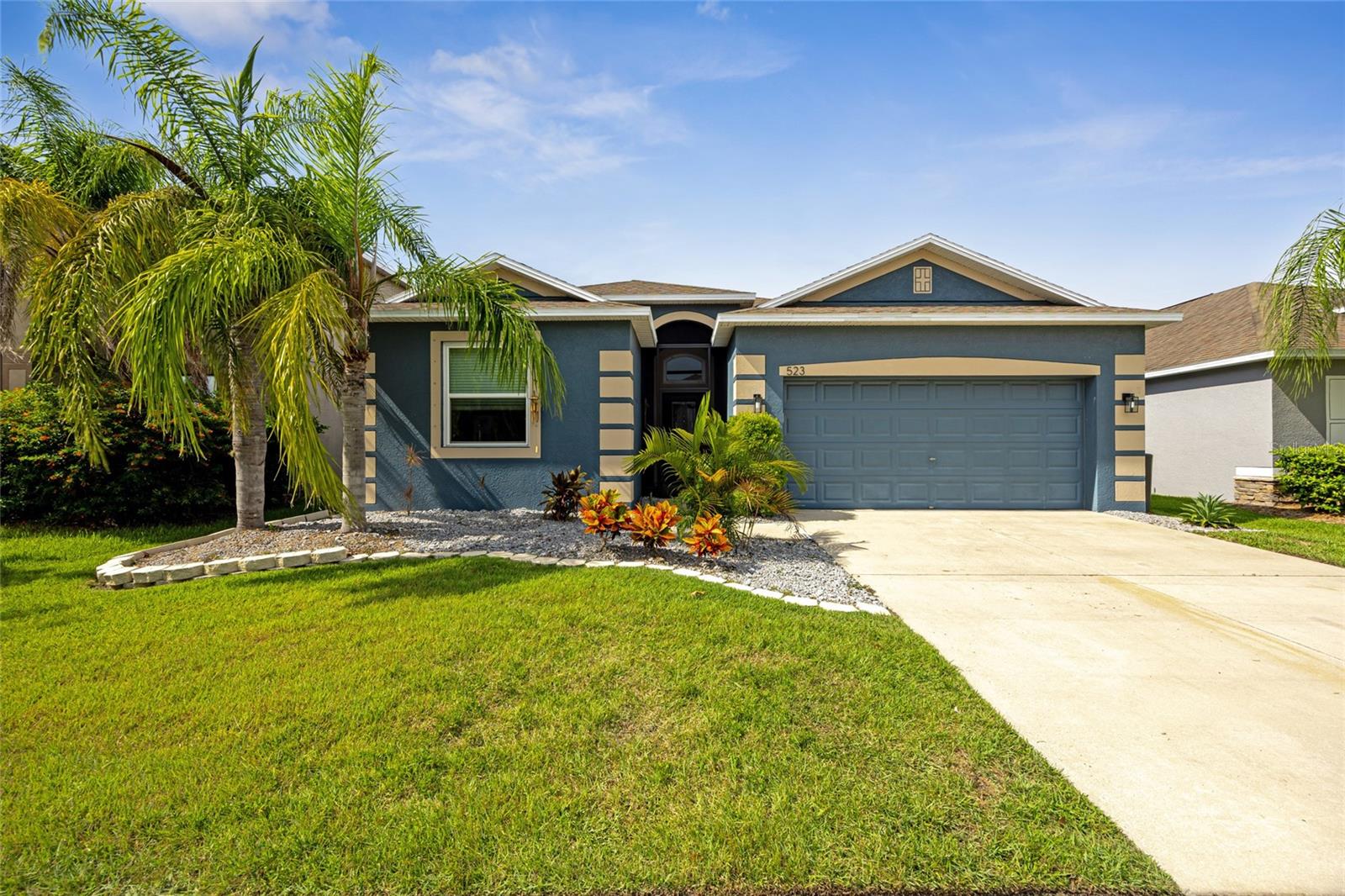 This highly sought-after open-concept 4-bedroom, 3 full-bath Lennar-built home (2012) blends style, comfort, and thoughtful upgrades in a prime location. The spacious kitchen boasts gleaming granite countertops, abundant cabinetry, a brand-new microwave and dishwasher, and a design that flows effortlessly into the living and dining areas—ideal for entertaining or everyday living.
The primary suite is a private retreat, measuring an impressive 20' x 15', with two oversized walk-in closets and a spa-inspired bath featuring a large garden tub, separate shower, and dual vanities. At the front of the home, a separate bedroom, den, and full bath create the perfect mother-in-law suite or guest quarters, which could easily be closed off for privacy with the addition of a barn-door slider.
This home truly has it all—NO CDD, low property taxes, and a low HOA. Notable updates include a brand-new glass front door, double-pane windows (2023) with shutters for every window—providing excellent energy efficiency—a new HVAC system (2023) set on a freshly poured elevated concrete pad, a newer hot water heater, whole-home water filtration with reverse osmosis, updated light fixtures, and modern ceiling fans. An exceptional upgrade, the 12-foot three-panel sliding doors flood the interior with natural light and create a dramatic indoor-outdoor living experience, leading to a newly installed screened back patio and a charming screened front porch. Additional peace of mind comes from the roof, which is just 13 years old with many years of life remaining, and the exterior was freshly painted in 2022.
Set in a gated community with resort-style amenities—including a pool, clubhouse, and basketball court—you’re just minutes from Little Harbor, where you can dock your boat, join the boat club, or store it at the marina. Waterfront dining and a private beach provide the perfect setting to unwind with family and friends.
Before closing, the seller will have the walls and baseboards freshly touched up and arrange for professional tile and carpet cleaning, ensuring your new home is move-in ready from day one.
This is an income-producing property with financials available upon request. Home is currently tenant-occupied with a lease ending December 1. Tenants would love to stay for investors seeking rental income, but will vacate for new owners who wish to occupy the property.