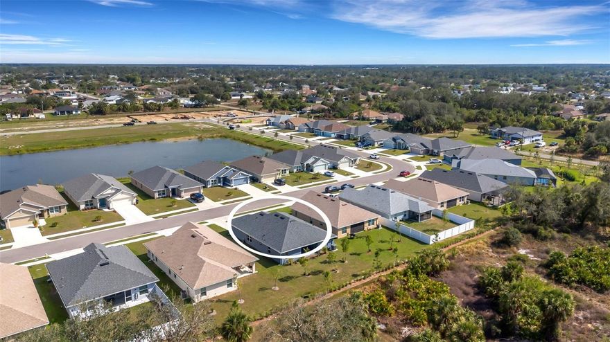 BACK ON MARKET!  MAKE AN OFFER!  This BARELY LIVED IN 2023, 4 bedroom, 2 bath over 1.800 square feet is light and bright and move-in-ready!  UPGRADES GALORE BETTER PRICE THAN NEW CONSTRUCTION!  NEW ROOF, ALL WINDOW treatments, GUTTERS, STAINLESS STEEL APPLIANCES, FANS, GRANITE COUNTERTOPS, Garage door opener with transmitter.  MOVE-IN-READY is a MUST SEE!  
Great LOCATION near BEACHES, legacy trail for biking, walking, shopping, restaurants, warm mineral springs, schools and you are in the the safety of the gated community of Watercress Cove.  Large Yard for POOL, EXTENDED LANAI, FENCE  FOR YOUR FURRY PET – you are only limited by your imagination. This home is a showcase of thoughtful upgrades and modern amenities, creating an inviting and comfortable space for you and your family at an affordable price.  Be sure to ask about the furniture package opportunity!


Wood plank porcelain tile flooring creates a seamless flow throughout the open floor plan, while the primary bathroom features a luxurious porcelain tile walk-in shower. Carpeted bedrooms provide cozy retreats, and ceiling lights and fans in the great room and primary bedroom ensure year-round comfort. French glass doors add a touch of elegance into the office.  Easy-to-clean pull-down windows make maintenance effortless.

If you want style and practicality, nestled in a peaceful setting this is YOUR HOME! 
Easy access to Punta Gorda, Venice, Sarasota and the new Wellen Park.  What could be better?  Close proximity to the STUNNING GULF BEACHES allows you to enjoy the best of coastal living. This is more than just a house; it's a place to create lasting memories and experience the beauty of North Port. Schedule your showing today!