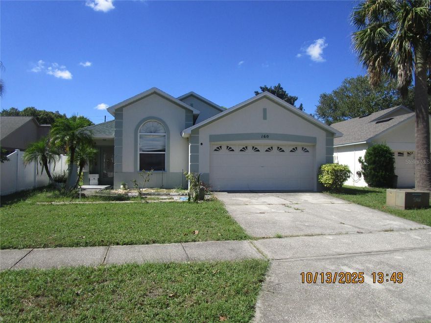Located on overside fenced lot in sought after Waterford Lakes. 4 bedrooms and 2 bathrooms with tile floors and stainless steel appliances. Open floor plan. Recent new roof. Just minutes to Waterford lakes Mall and entry to 408 toll road.  This is an OCCUPIED property, Buyer will have No Access, All offers are to be made through the AUCTION site provided and Occupants should not be contacted. 
Submit all offers via the link below in realtor remarks .