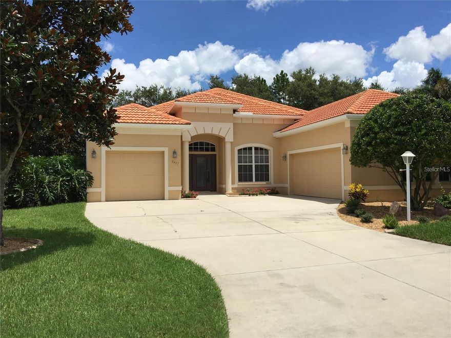 Exceptional home in fantastic Sarasota location and gated community. Quick access to I-75, A+ 5-star-rated Tatum Ridge elementary school and
 minutes to downtown, UTC mall and the beaches. Just half mile to a county maintained 360+ acre site long known to locals as the place for its diverse wildlife and wetlands, 2 boardwalks, fishing, kayaking, pathways, bike trails, and Big Cat Habitat. This Medallion home boasts three bedrooms, three baths and office/den all in exceptional condition with loaded upgrades. Beautiful hard wood floor throughout the house and ceramic tiles in three bathrooms and kitchen. Kitchen features with granite counter-top and stainless-steel appliances, Counter-Depth French Door Refrigerator, vanities with granite in all three bathrooms. Open, easy living floor plan overlooking swimming pool with water feature. Large outdoor lanai area perfect for enjoyment and entertaining with outdoor grill kitchen. Lawncare and pool care are included.