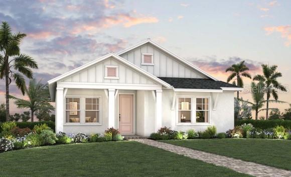 Under Construction. Coastal Comfort Meets Smart Design – The Bellmeade at SeaFlower
Welcome to the Bellmeade, a beautifully crafted 3-bedroom, 2-bath home with a flexible bonus space and thoughtful design throughout—located in SeaFlower, just minutes from the white sands of Anna Maria Island and the sparkling Gulf Coast. Step into the open concept living area where laminate flooring with the look of rich hardwood adds warmth and style. The flex room offers endless possibilities—home office, studio, gym, or media room—flooded with natural light from large windows.The gourmet kitchen is a showstopper, featuring a 36" gas cooktop, wall oven, and an oversized quartz island that’s perfect for entertaining. The adjacent dining and family rooms flow seamlessly to the covered lanai, where evenings are best spent with your favorite drink in hand. Retreat to the spacious owner’s suite, complete with a tray ceiling, a massive walk-in closet, and a spa-style bath with double vanities. The rear-load garage keeps curb appeal clean and charming. Living in SeaFlower means more than just a beautiful home, it’s a lifestyle:
*** Kayak through Robinson Preserve just 10 minutes away
*** Ride horses along the coast or boat to the local sandbar
*** Swim laps in the resort-style pool, or play a round of pickle ball
*** Explore miles of scenic trails by bike or golf cart
*** Watch unforgettable sunsets night after night
The Bellmeade gives you the freedom to live fully—indoors and out. Bright, open, and close to everything you love about Florida’s Gulf Coast.
