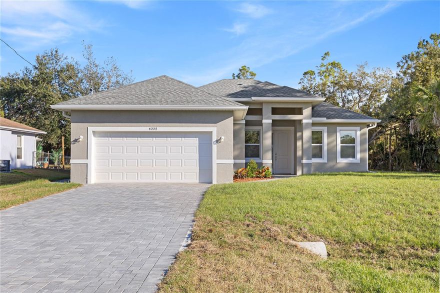 PUBLIC WATER CONNECTION. Beautifully designed home with 1,840 sq ft of living space, featuring 3 spacious bedrooms, 2.5 bathrooms, and a 2-car garage. This open-concept layout connects the kitchen and living areas, making it ideal for family gatherings and entertaining. The kitchen is equipped with high-quality appliances and a central island for easy meal prep. A spacious garage comfortably accommodates two vehicles, with additional storage space. With a total area of 2,653 sq ft, including an inviting 82 sq ft entry, a 441 sq ft garage, and a relaxing 290 sq ft lanai, this home offers both functionality and comfort to meet all your lifestyle needs. Additional features include a SMART KEY system for enhanced security and the peace of mind that comes with a 2-10 HOME BUYERS WARRANTY. Don’t miss out—schedule a showing today!