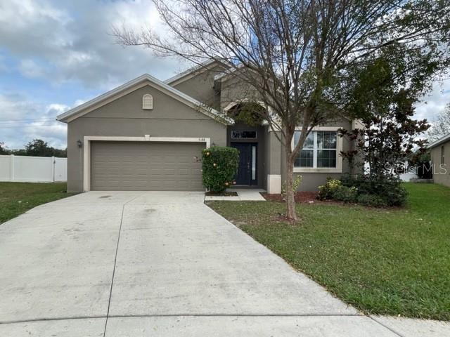 BEAUTIFUL South Lakeland Home... ** FENCED Yard, covered patio, Garden Tub & dual sinks in Master with large walk-in closet. Formal dining room & 2nd living space. Kitchen Features Large Island & breakfast bar, pantry, appliances. 3 bedrooms/2 bathrooms. Playground in the community is perfect for the younger members of the family! Pets are allowed, no large aggressive breeds. Minutes away from restaurants and shopping!! 550+ credit score, all applications considered. Tenant occupied available 9/8/2025 NO CARPET!