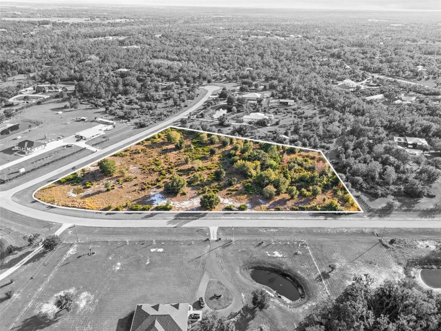 One or more photo(s) has been virtually staged. Discover the perfect setting for your dream home in the equestrian community of Winding Creek. Tucked away in a quiet back section of the neighborhood, this 5.7 acre desirable corner lot offers added privacy and flexibility in home orientation—ideal for creating a custom layout that maximizes both space and views. The property is high and dry and showcases a beautiful blend of open space and mature native trees, including stunning oaks that provide natural shade and character.
Design and build your ideal custom home or barndominium with your builder of choice. Winding Creek features a low annual HOA, maintaining a tidy and attractive neighborhood while still allowing homeowners the freedom to express creativity in home elevation and design.
Perfect for nature lovers and horse enthusiasts, Winding Creek spans approximately 150 acres of private trails reserved exclusively for residents—ideal for walking, horseback riding, trail biking, and even bow hunting. Located in East Manatee County, the community offers the perfect balance of seclusion and convenience, just 30 minutes east of I-75 off SR 64, with easy access to shopping, dining, schools, churches, and hospitals.
This deed-restricted, agriculturally zoned community boasts minimal restrictions and low HOA fees, allowing a lifestyle that’s increasingly hard to find. Horses, farm animals, off-road vehicles, barns, outbuildings, accessory dwelling units, and more are permitted. Adding to the charm, Winding Creek is home to the Winding Trails Equestrian Center, hosting rodeos and Western equestrian events that foster a true sense of community.
If you’ve been searching for a place that offers space, freedom, and an authentic country lifestyle—this exceptional homesite delivers it all.