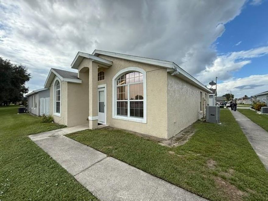 Available Now! Welcome to this beautiful 3-bedroom, 2 -bathroom villa in Kissimmee home. Featuring a spacious layout with a living room, and a breakfast nook this home is perfect for both everyday living and entertaining. Ceiling fans in many rooms, and a convenient walk in closet. Assigned parking space. A washer and dryer are included as convenience-only, and lawn care is the responsibility of the tenant. Small pets are welcome with the required pet application, fees, and rents. Convienent to shopping, restaurants, and more! Don’t miss the opportunity to make this inviting and well-maintained property your new home—schedule a showing today! **Section 8 accepted**

All our residents are enrolled in our Resident Benefits Package for $55.00 per month, charged as additional rent. This package includes Pest Assurance powered by Pest Share, access to an online resident portal, and availability of a dedicated 24/7 maintenance portal. Additionally, it offers monthly reporting of rental payments to Experian RentBureau, bi-monthly home delivery of replacement HVAC filters, and the use of resident-completed inspection technology. Residents are entitled to one late fee waiver during their residency and have access to concierge utility services.