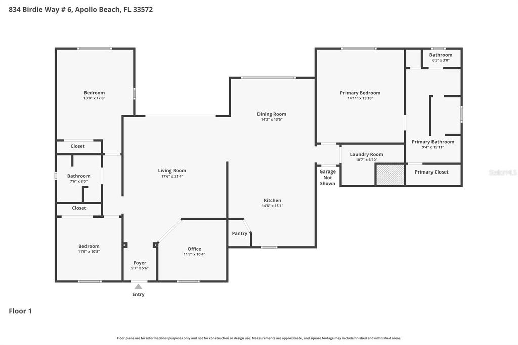 Photo of 834 Birdie Way, Apollo Beach, FL 33572 (MLS # TB8495547)