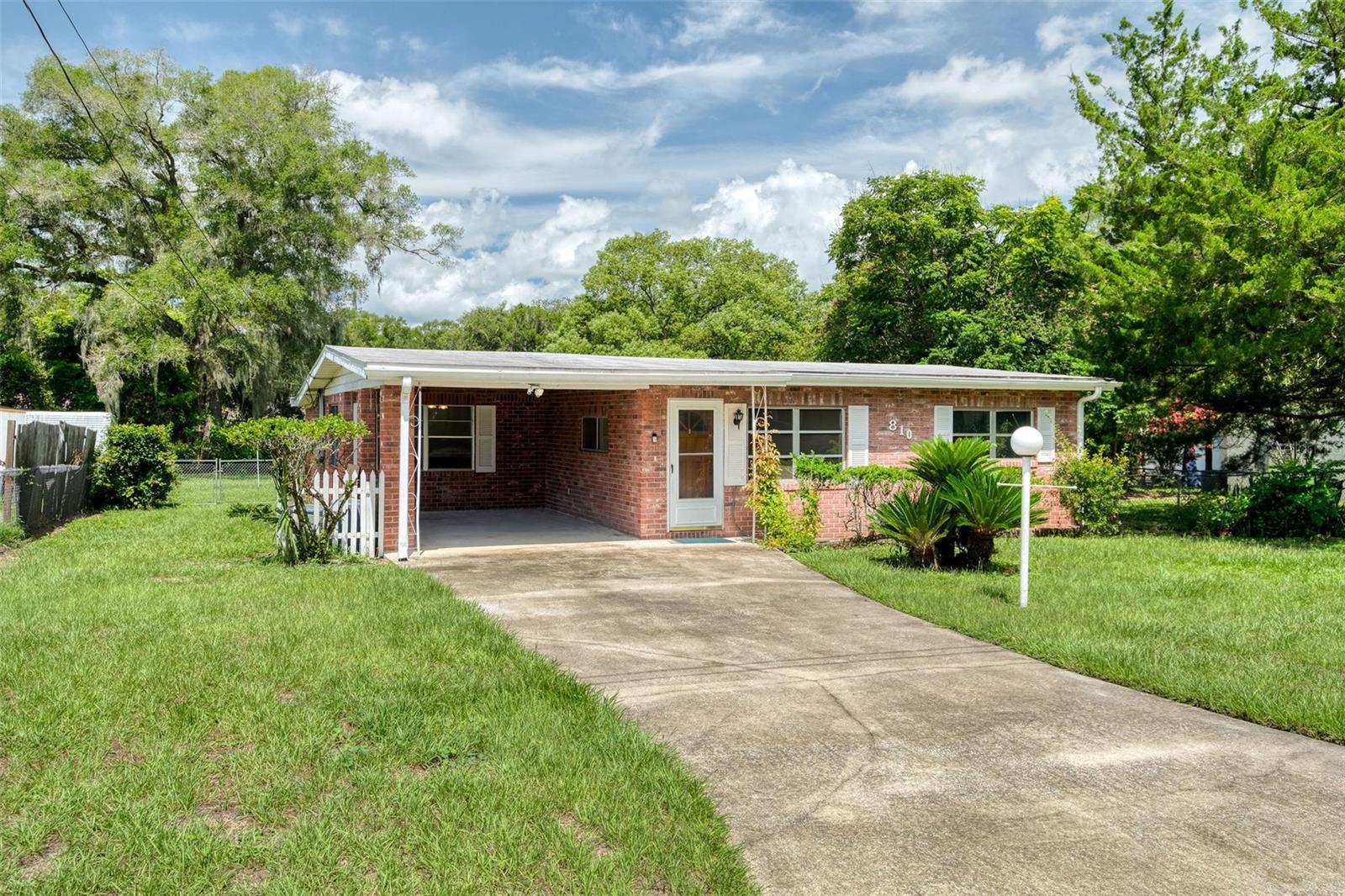 Charming, Updated & Move-In Ready Near Downtown DeLand!
Welcome to 810 Margaret St—an updated 3-bedroom, 2-bathroom block home offering a perfect blend of charm and modern convenience in one of DeLand’s most desirable locations.
Step inside to find luxury vinyl plank flooring (2025) and fresh interior paint (2025) that set a warm, welcoming tone throughout. The spacious layout features a comfortable living area, functional kitchen, and private bedrooms, all kept cool with a new HVAC system (2023). Additional updates include a (2021) water heater and (2019) roof, giving you peace of mind for years to come.
Enjoy the outdoors on your brand new back deck (2025) or unwind in the screened-in porch overlooking the fully fenced backyard—complete with a detached brick storage shed for all your tools and toys. There’s ample space along the side of the home for parking an RV or trailer, making this property as practical as it is charming.
Located just minutes from Stetson University and historic downtown DeLand, you’ll love having local restaurants, shops, and community events right at your fingertips. Whether you're looking for a first home, investment, or simply want to be near the heart of DeLand—this one checks all the boxes!