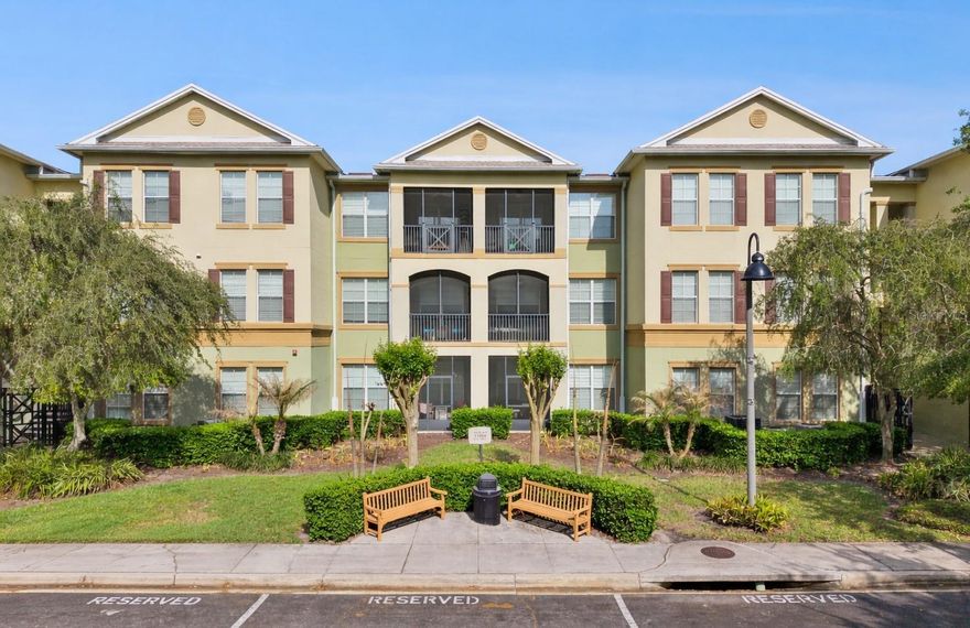 Renovated, move-in ready second-floor condo with elevator access in prime Windermere. This open-concept home features a modern kitchen with granite countertops, crown molding, and includes all appliances. Fresh paint and new carpet throughout create a clean, inviting space.
The primary bedroom offers a walk-in closet, and a private patio adds outdoor living space. Ideally located minutes from Disney, Winter Garden Village, and directly across from Lakeside Village Center with shopping and dining. Includes one reserved parking space.
HOA amenities include valet trash, resort-style pool, clubhouse, fitness center, tennis and volleyball courts, playground, BBQ area, and walking trails. Perfect as a primary residence, first-time home, vacation property, or investment. Fully furnished, with all furnishings negotiable.