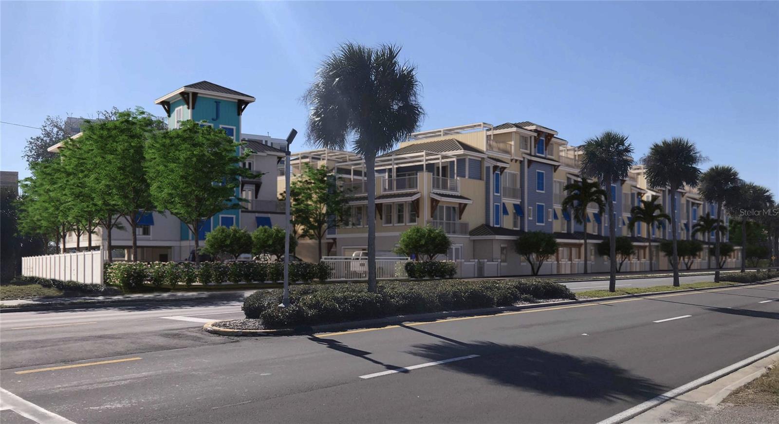 One or more photo(s) has been virtually staged. Pre-Construction. To be built. 12 ICF Luxury Townhomes | 7-Room Boutique Hotel | Retail Winery Space | Pool | STR-Zoned
Introducing 265 Causeway Blvd — a fully entitled, to-be-built mixed-use beachside retreat in the heart of Dunedin’s most desirable waterfront corridor. Offered as a complete land + build package, this shovel-ready development includes 12 luxury townhomes, a 7-room executive boutique hotel, a retail winery space, and a resort-style community pool, all designed with sustainable construction and premium lifestyle amenities. Positioned just steps from the Dunedin Causeway and minutes to Honeymoon Island and Downtown Dunedin, this offering combines the earning power of short-term vacation rentals, boutique hospitality, and NNN retail income—making it a highly attractive asset for income-focused investors or developers ready to break ground. The Townhomes: Each of the 12 residences features over 3,747 square feet of finished space across four levels, all connected by private in-unit elevators.
Highlights include:
- 4-car garages + private garden patios
- Rooftop terraces with Gulf views (gas, electric, water-ready)
- Spa-inspired owner’s suites, gourmet kitchens, open living plans
- ICF construction: wind rated to 235+ mph, energy-efficient, soundproof, and solar-ready
- Zoned for short-term rental or full-time residence
The Hotel:
A 7-room executive-style boutique hotel delivers elevated lodging in a market underserved by high-end accommodations. Rooms may share access to the pool amenity and offer flexibility in design and operations for STR or extended-stay formats.
The Retail Winery:
Included is a ground-floor NNN-leased retail space, with a current conceptual use as a winery or tasting room, delivering passive income and enhancing the overall lifestyle appeal of the community.
Location & Lifestyle:
- Steps to the beach, kayak launches, and Pinellas Trail
- Walking distance to downtown Dunedin, shops, restaurants, and breweries
- Minutes to Honeymoon Island State Park
- Near Clearwater Beach, Tampa International, and St. Pete-Clearwater airports
- Unmatched exposure on Dunedin Causeway, a high-traffic tourism corridor
Construction-Ready:
- Approved Development Order
- Recorded Plat with Individual Parcel IDs
- Civil & Architectural Plans Completed
- Hotel, Retail & Townhome Pads Ready for Vertical Construction
- All utilities accessible
This is more than a real estate development—it's a destination. A rare fusion of luxury, functionality, and walkable Florida coastal lifestyle with income-generating versatility.