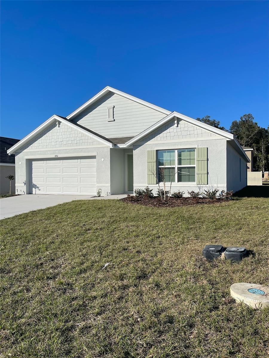 Welcome to your new rental home! This beautifully finished, single-story residence offers the perfect blend of comfort and style in a peaceful Belleview neighborhood. Featuring solid concrete block construction, this home boasts a modern open layout with a spacious kitchen overlooking the living and dining areas — ideal for both relaxing and entertaining.
The kitchen is fully equipped with stainless steel appliances, including a refrigerator, built-in dishwasher, electric range, and microwave. The primary bedroom, tucked away at the back of the home for added privacy, includes an ensuite bathroom. Two additional bedrooms share a stylish second bathroom, while a fourth bedroom near the laundry room (washer and dryer included) offers flexible space for guests, a home office, or hobbies.
Enjoy the Florida lifestyle on your covered lanai, perfect for outdoor dining or simply unwinding. Located close to shopping, schools, and major roadways, this rental home offers both convenience and comfort in a growing community.