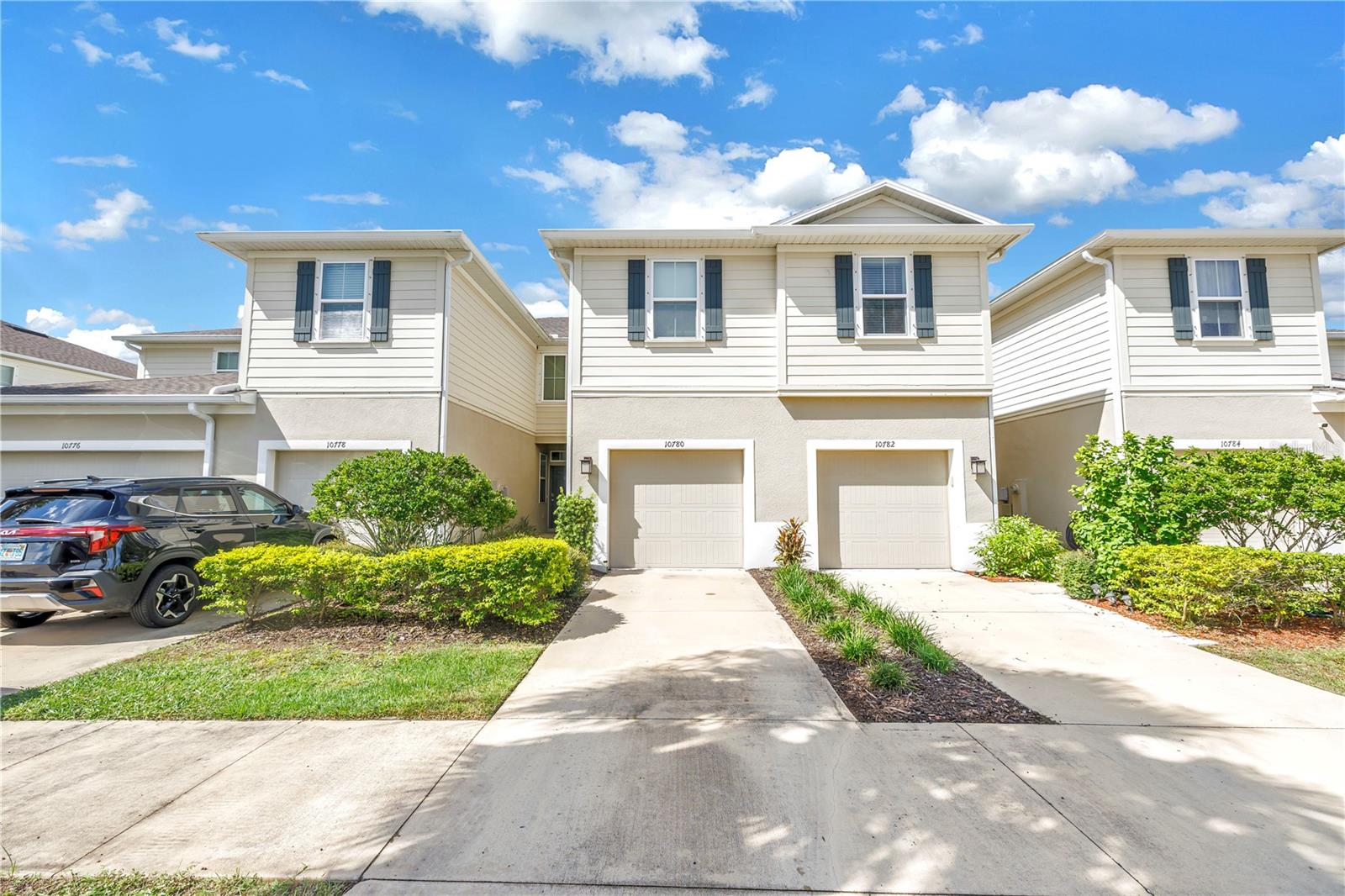 This spacious 3 bedroom, 2.5 bathroom, 1-car garage townhome has been thoughtfully maintained and upgraded for modern living.
On the first level, you’ll find an inviting open floor plan with a seamless flow between the kitchen, dining, and living areas all enhanced by ceramic tile flooring. The kitchen features ample cabinet space, granite counters, and plenty of storage. The open layout makes it easy to entertain, while a convenient half bath is located just off the living area. Sliding glass doors at the back provide natural light and lead to a covered porch. Just a few short steps away from one of the 2 pools in this community.
Upstairs, the split floor plan ensures privacy. The owner’s suite includes a generous walk-in closet, dual sinks, and an extended vanity with plenty of counter space. The laundry room is ideally situated upstairs between the bedrooms for added convenience.
This home also comes equipped with a whole-house water filtration system a valuable addition for everyday comfort and peace of mind.
Residents of Lucaya Lake Club enjoy a resort-style lifestyle with access to a clubhouse, fitness center, splash park, playground, and a sparkling swimming pool with covered cabanas. The community’s crown jewel is its 78-acre lake, available for canoeing, kayaking, and paddleboarding. HOA fees include grounds, exterior, roof, and pool maintenance, plus water and pest control making this community as hassle-free as it is beautiful.
Lucaya Lake Club is ideally located near US-301, with quick access to I-75, the Crosstown Expressway, and I-4. You’ll be just minutes from shopping, restaurants, gyms, and only 25 minutes from Downtown Tampa, Brandon Town Center Mall, and more.