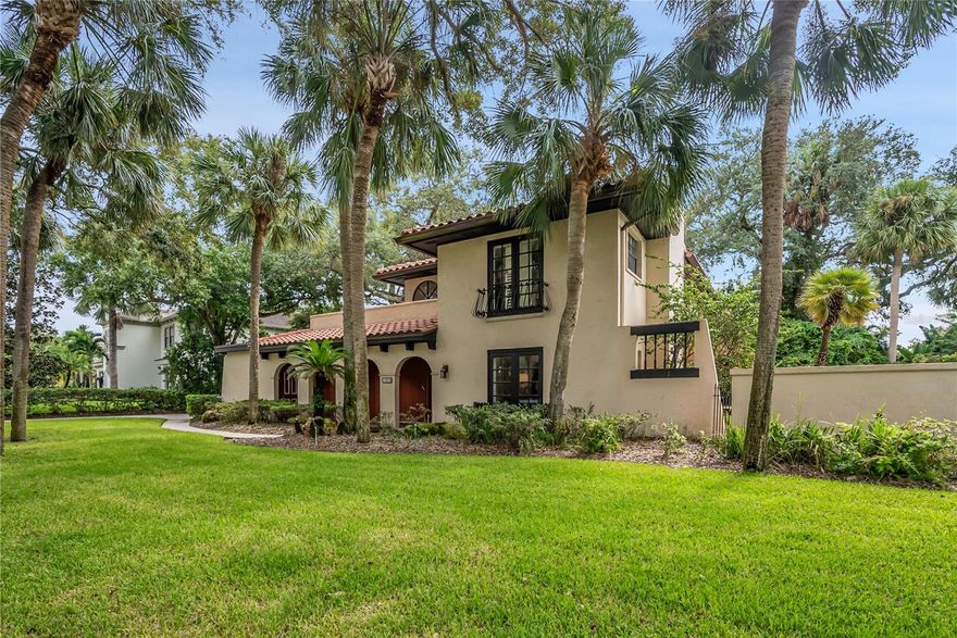 Located in the highly desired gated community of Culbreath Isles, this elegant Spanish Mediterranean home awaits you. Driving up to this home you will first notice the large 115’ x 146’ lot on a cul-de-sac with lush tropical landscaping and beautiful mature oak trees. Upon entering, you are greeted by a 2- story foyer with a vintage curved staircase. The downstairs features a formal living room, dining room and kitchen with access to the pool area, along with the family room, downstairs office and oversized 2 car garage. Head upstairs to find 4 bedrooms and an additional office with balcony access. The large backyard and pool are ideal for entertaining family and friends. This is perfect for anyone looking to put their own personal touches on a home in the Isles or tear down and build new. Just a short drive to Tampa International Airport, downtown Tampa and all that South Tampa has to offer. Call now for a showing before this home is gone!