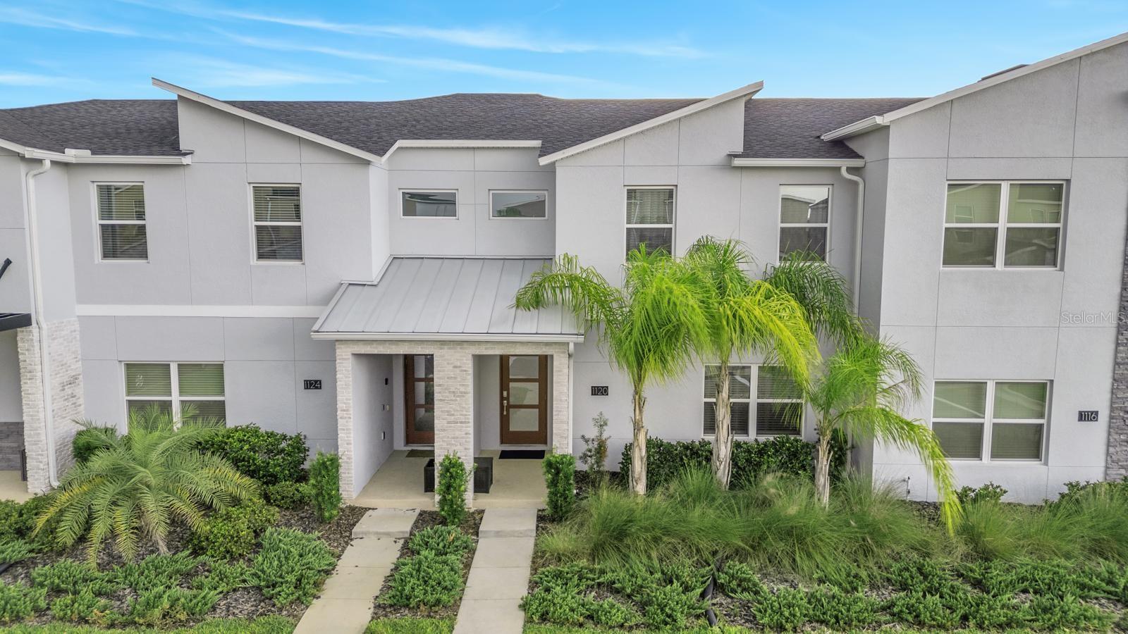 This is a great FURNISHED investment opportunity, especially for anyone interested in the vacation rental market near Central Florida theme parks and attractions! Champions Gate is known for its proximity to Orlando theme parks, making it a highly desirable location for tourists and vacationers. The townhome offers 4 bedrooms and 3 bathrooms, a private pool, and is fully furnished with upscale modern designs. Features like quartz countertops, stainless steel appliances, and a tile backsplash enhance its appeal. Community Amenities: The community provides extensive amenities such as a lazy river, splash park, resort-style pools, a heated spa, poolside bar & grill, movie theater, golf course, tennis courts, basketball courts, and cabanas. These amenities add significant value and appeal to potential renters. Overall, this property offers a blend of luxury, convenience - let us assist you in scheduling your showing! 3 HOA's total $569/mo: Championsgate Master’s Association- $98/mo; Retreat at Championsgate- $346/mo and Oasis Club at LEN-CG- $125