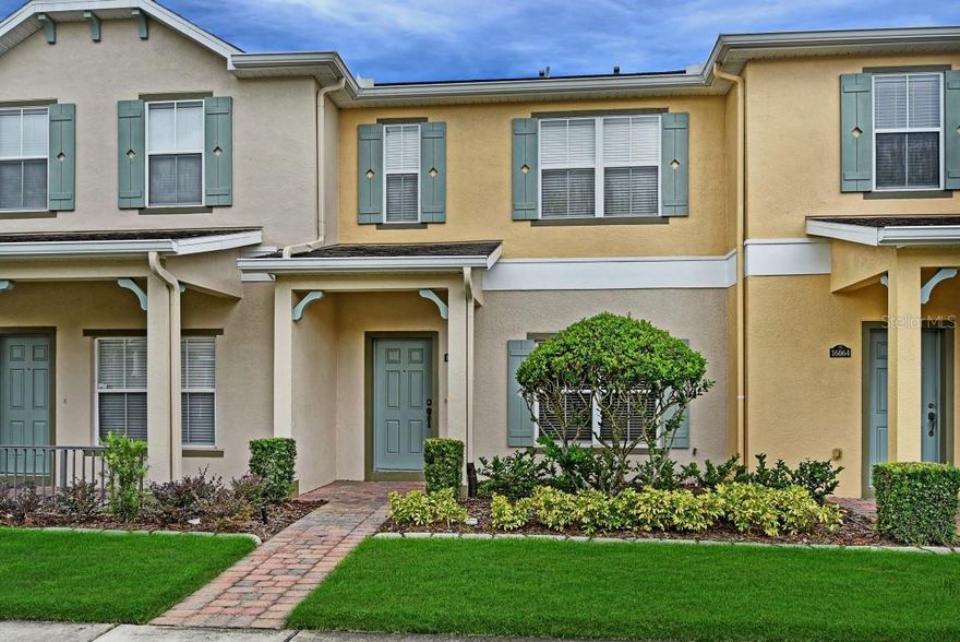 Sought after Townhome in Timber Pointe with a 2 Car Detached Garage. Open floor plan and beautiful Arches with Kitchen and family room combination. Kitchen has a breakfast bar, closet pantry. Kitchen exits to a fenced in patio that leads to the detached 2 car garage. 1/2 Bath off Family/Dining Room. New carpet will be installed before closing. Stairs lead to both bedrooms that includes upstairs Laundry in the hallway. Dual Master Bedrooms each have a great view and both bathrooms have a tub/shower combination. A Rated Schools, Close to shopping and highways. Community Pool and playground located in Timber Pointe and Additional amenities located at Timber Springs. Timber Springs Amenities include Tennis Courts, Basket Ball Courts, Playground, Park, and Free Library exchange overlooking a beautiful pond with a fountain. FHA approved community. ;Water: City