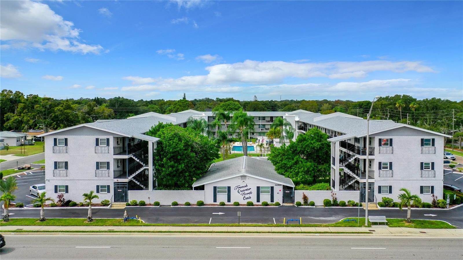 urnkey, low-maintenance, and perfectly positioned—this updated 3rd-floor condo in St. Pete’s gated French Quarter community is a smart choice for both investors and owner-occupants. Located less than 3 miles from Downtown St. Petersburg and just a half-mile to Whole Foods, it’s a location that attracts strong demand from both long-term tenants and seasonal renters. The HOA covers cable, internet, water, sewer, and trash—reducing overhead and making management a breeze.
Inside, you’ll find a bright, open living space with updated flooring throughout the kitchen and living area. The gourmet kitchen is fully equipped with shaker cabinets, soft-close drawers, granite countertops, under- and over-cabinet lighting, and newer stainless steel appliances—perfect for everyday living or impressing short-term guests.
The spacious bedroom features a walk-in closet, while the bathroom was fully renovated in 2018 with a clean, modern design. Peace of mind comes from new windows (2018), a tankless water heater (2018), A/C (2020), a roof less than 2 years old, and a completed 2024 milestone inspection.
Community amenities include gated entry, assigned parking, an elevator, a pool, clubhouse, and shuffleboard. Tenants or owners will love the convenience of walking to grocery stores, dining, and public transit, while being minutes from St. Pete’s beaches and downtown nightlife.
Whether you’re seeking a solid rental property with predictable expenses or a stylish home to enjoy yourself, this condo delivers.