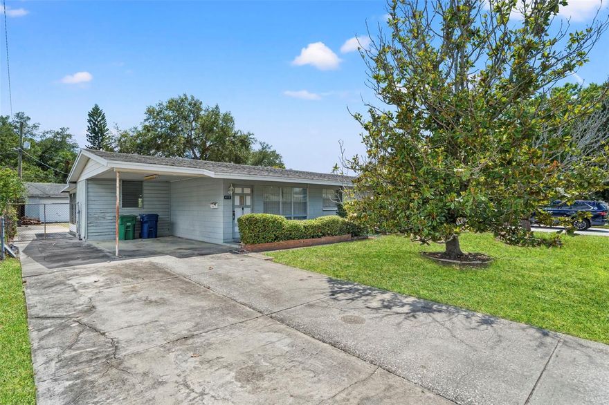 Opportunity awaits at 4112 W Oklahoma Ave in Tampa. This 4-bedroom, 2-bath home offers a versatile floor plan, a detached 2-car garage, attached carport, and a screened lanai overlooking the backyard. The property is being sold As-Is and includes all furnishings and personal belongings currently in the home.

With plenty of space and potential, this home presents an opportunity for a new owner to update and customize it to their own style and needs. Conveniently located in South Tampa, residents enjoy easy access to MacDill Air Force Base, Tampa International Airport, downtown Tampa, the Selmon Expressway, shopping, dining, entertainment, parks, and waterfront recreation. Nearby schools, everyday conveniences, and popular Tampa destinations add to the appeal of this centrally located property.

Bring your vision and explore the possibilities this home has to offer.