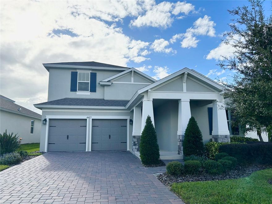 Luxurious 5/3.5 Stunning Home with a Generous Loft and a 2 Car Garage in the Highly Desired Hartwood Landing - Clermont! Coming soon!

This is a former model home, the property will be leased unfurnished. This community is one of Clermont's most desirable neighborhoods, known for its picturesque surroundings, schools, and family-friendly amenities. Hartwood Landing features a resort-style community pool and clubhouse, a state-of-the-art fitness center, playgrounds and walking trails. This former model home boasts over $140,000 in upscale upgrades, designed to make every day feel like a luxurious retreat. As you enter this stunning home, you'll be greeted by a bright and spacious floor plan. Showcasing high-end finishes all throughout like ceramic tile flooring, high ceilings, custom light fixtures, and its modern design, it's the perfect blend of style, elegance and comfort. The gourmet kitchen is a chef's dream, equipped with top-of-the-line stainless steel appliances, sleek granite countertops, custom cabinets, beautiful kitchen backsplash, a closet pantry for extra storage, and an expansive kitchen island/breakfast bar. This open concept seamlessly blends with the formal dining room and spacious living room, ideal to interact with family and friends, great for gatherings and entertaining. A convenient half bathroom for guests is on the first floor. The bedroom layout provides space and privacy for all. The elegant master suite is a peaceful retreat, located on the first floor, offering a spacious walk-in closet and a spa-like ensuite bathroom with dual vanities, a soaking tub and a step-in shower. Upstairs, you will find a spacious bedroom with a separate full bathroom. Plus the generous loft area can be used as an additional living space, office, or movie room, offering extra flexibility. All the bedrooms have cozy carpet flooring, and the four guest bedrooms boast an ample closet. Three additional guest bedrooms are on the first floor with another full bathroom for ease and comfort. Step outside to the covered patio area, enjoy the fresh air and a quiet evening with views of the beautiful green landscape. For added convenience, this stunning home offers a laundry room (Washer and Dryer Included) and a spacious 2 car garage with a paved driveway for extra parking. With energy-efficient systems, quality construction, and safety features, this home provides a peace of mind. Experience luxury living at its finest. Don't miss the opportunity to live in this extraordinary home. Great location, near Kings Ridge Golf Club, Clermont Arts & Recreation Center, just a few minutes to Historic Downtown Clermont and a short drive to Walt Disney World. You will find a range of shopping, restaurants and entertainment options. Pets will be considered. All residents are enrolled in the Resident Benefits Package which includes AC filter delivery, utility concierge, our best-in-class resident rewards program, and much more! More details in our Rental Selection Criteria or upon application. NO SIGHT UNSEEN APPLICATIONS. 

IMPORTANT NOTICE: Property will remain actively listed for sale after lease signing. Tenant will be required to allow reasonable, scheduled showings with advance notice. Final showing protocol will be incorporated into the lease Special Stipulations.