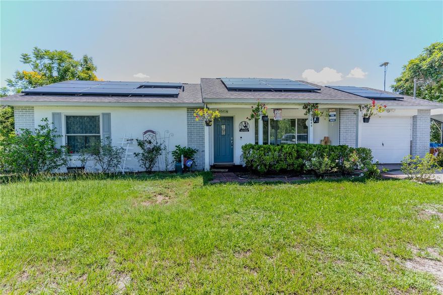 Welcome to this charming abode, where cozy living meets distinct functionality! Nestled on a spacious corner lot, this home features two separate living areas, each exuding its own character, creating an atmosphere that feels almost like having two apartments under one roof—without the separation! Imagine the possibilities! The two thoughtfully designed master suites offer ultimate privacy, making this space perfect for multi-generational living, guests, or even rental opportunities. Each living area provides a unique ambiance, ideal for unwinding or entertaining, allowing family members to enjoy their own space while still being together. With two well-equipped kitchens, preparing meals and hosting gatherings becomes a breeze. The bonus flex room adds versatility, whether you need a dedicated office, a cozy den, or a creative space. The backyard is a private sanctuary, surrounded by lush trees, perfect for enjoying tranquil moments. Plus, with an RV hookup and storage sheds, you have everything you need to enjoy your outdoor lifestyle to the fullest. With a new roof installed in 2018 and updated Renewal by Anderson windows throughout the home in 2023, you can rest easy knowing this quaint gem is both functional and energy-efficient. Don’t let this unique opportunity pass you by! Schedule your private tour today and discover how this charming home can be your perfect sanctuary! Solar Panel lease is transferrable.