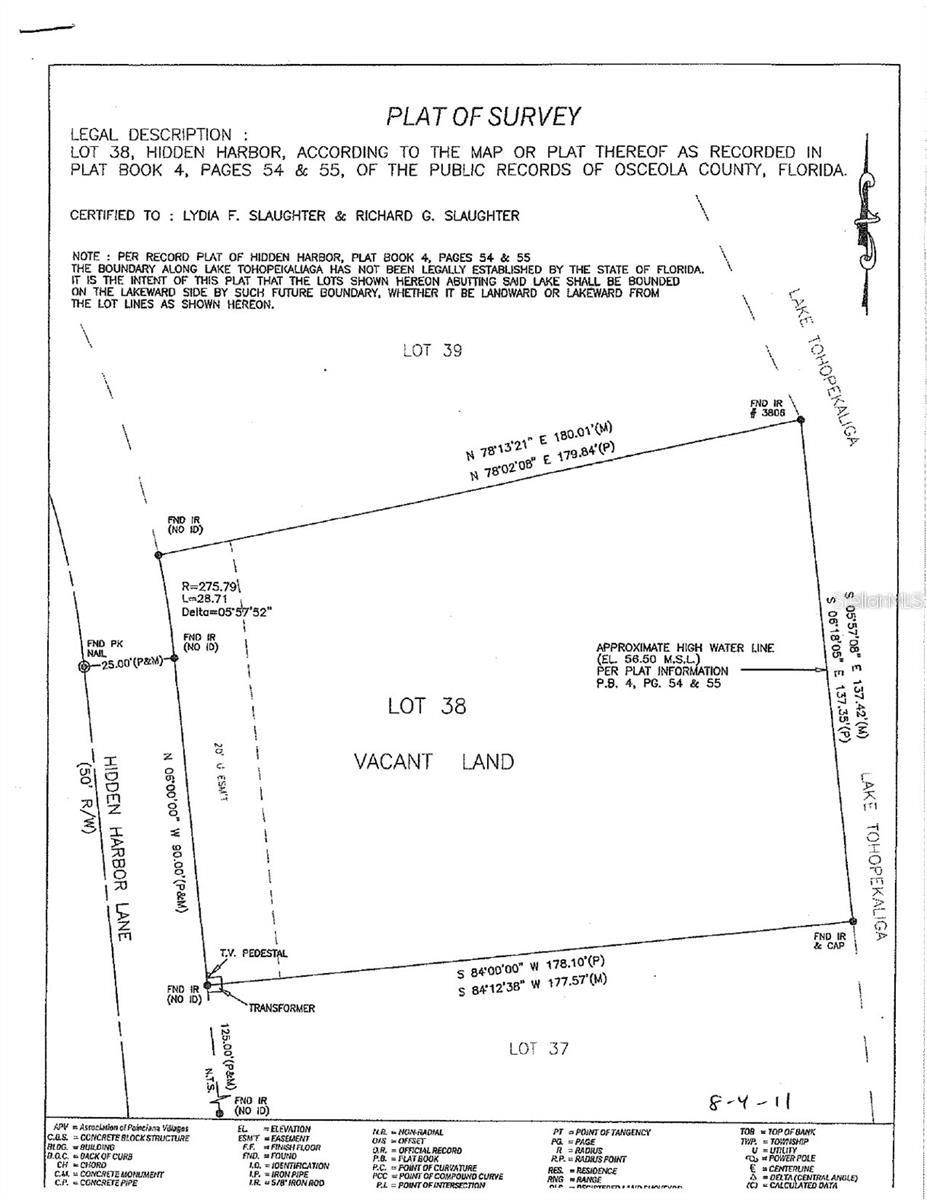 HIDDEN HARBOR - Land