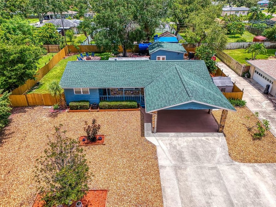 Charming Home on Double Lot with Guest Studio & Backyard Oasis
This 3-bedroom, 2-bath home offers 1,772 sq. ft. of character and comfort, plus a detached guest studio—perfect for visiting friends, a home office, or creative space.
Step inside to find a freshly painted interior, spacious rooms with large closets, and a cozy wood-burning fireplace for those rare cool Florida nights. The kitchen features newer appliances, and the water heater was updated in 2017, giving you peace of mind.
Outside is where this property truly shines! Situated on a large double lot, the fenced backyard is made for entertaining, complete with a fire pit, two storage sheds, and chicken coops for a touch of homestead living. The detached 19’ x 19’ guest studio and two extra sheds provide endless possibilities.
Recent updates include:
New roof on home and studio (Jan 2025),
Fresh interior paint,
Newer appliances, 
Located just 10 minutes from downtown Bradenton, 15 minutes to the beach, and 20 minutes to SRQ Airport, this home blends comfort, convenience, and outdoor fun all in one property.
Don’t miss this unique opportunity—schedule your showing today!