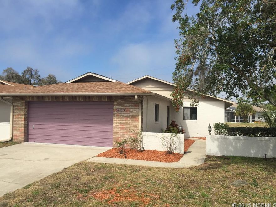 Move in ready large 2/2/2. BRAND NEW ROOF! Solid block construction. New floors throughout. Freshly painted inside and out. Just move in. Very private low traffic street. Great for new young family or retired couples. Great value at this price. Join optional HOA and use club house and pool for only $125 per year. ;Water: City