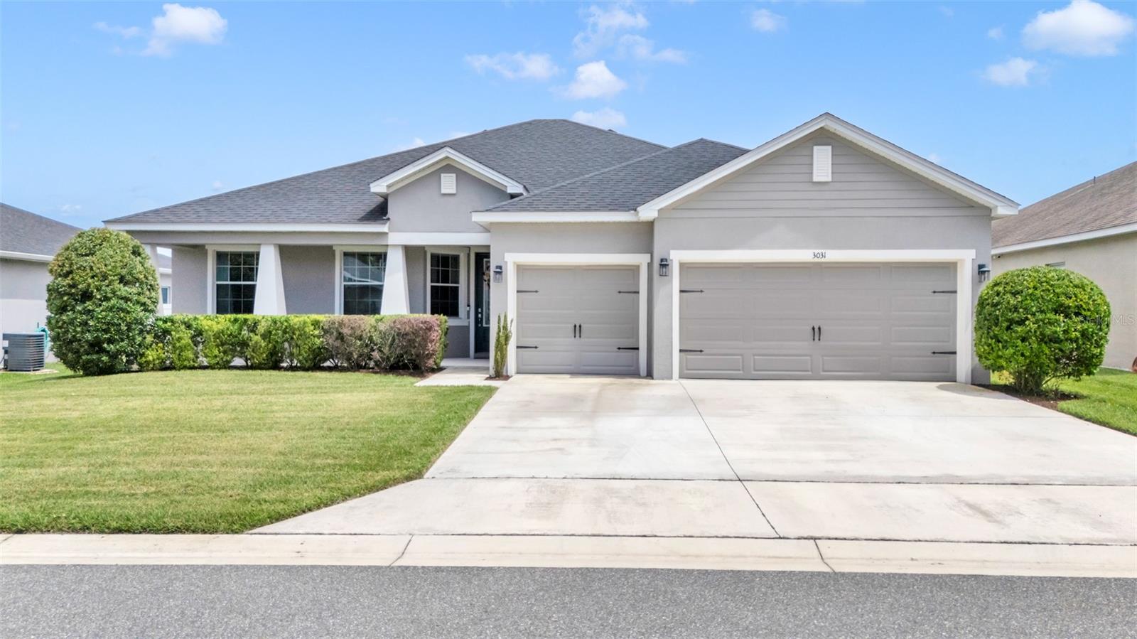 This immaculate, newer 4-bedroom, 3-bath home in the gated Highlands Grace neighborhood of South Lakeland is move-in ready and shows like a model. Built by Highland Homes in 2019, this energy-efficient gem offers low-maintenance living and modern convenience. From the moment you arrive, you'll be impressed by the stunning curb appeal, featuring beautiful landscaping, charming architectural details, and a 3-car garage.
Step inside to a welcoming foyer with a formal dining area to your left and an open-concept living space straight ahead. The gourmet kitchen boasts stainless steel appliances, sleek white cabinetry, and elegant granite countertops, highlighted by an oversized island with seating for four. The kitchen flows seamlessly into a cozy breakfast nook and a spacious living room—perfect for casual dining and entertaining.
The expansive master suite is a true retreat, offering a large walk-in closet and a luxurious en-suite bathroom with dual sinks and a walk-in shower. Outside, the generously sized, fenced backyard provides a private oasis, complete with a large patio ideal for relaxing or entertaining.
This home has been meticulously cared for and is ready for its next owner. Schedule your showing today!